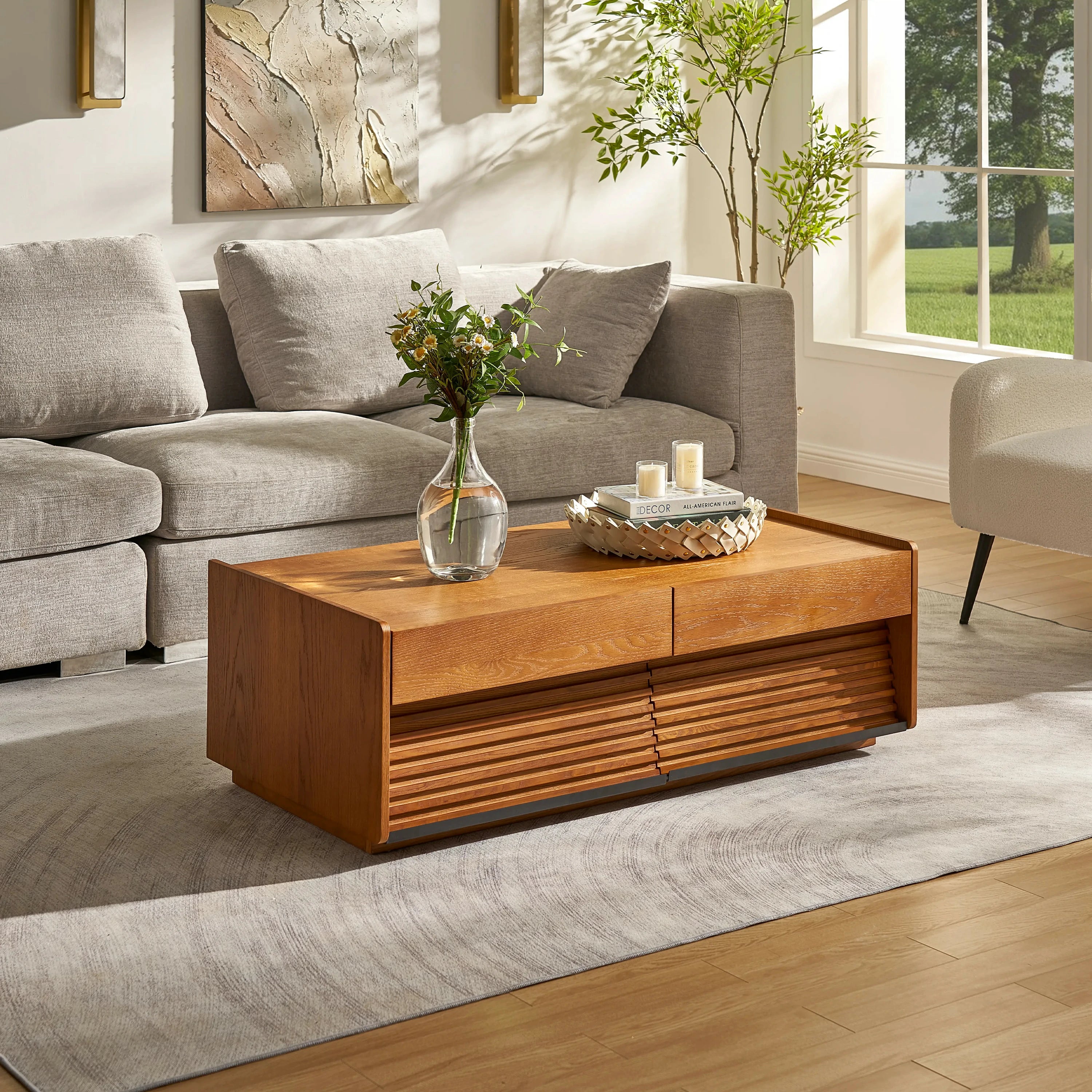 Couchtisch aus Eiche Devon, 120 cm breit