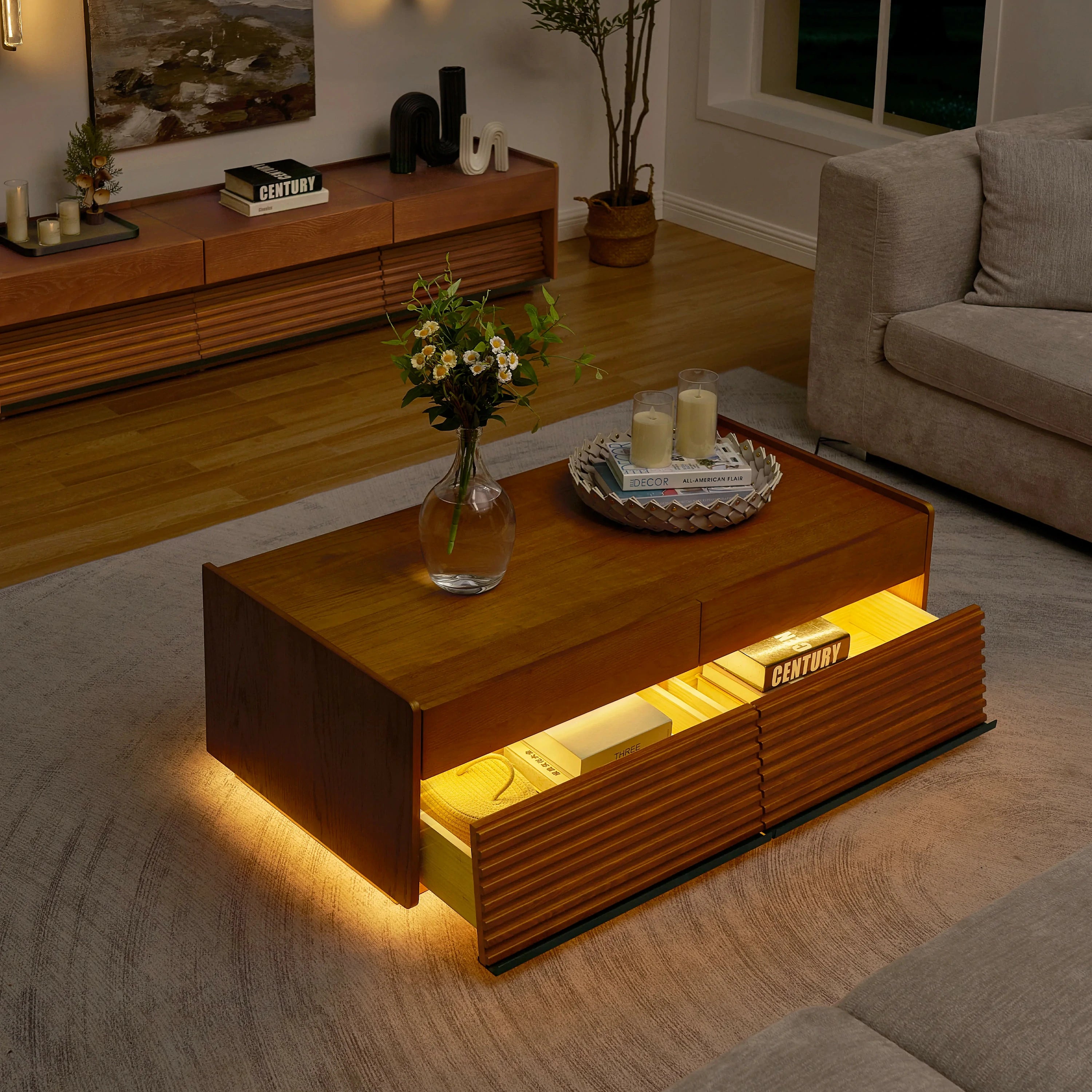 Couchtisch aus Eiche Devon, 120 cm breit