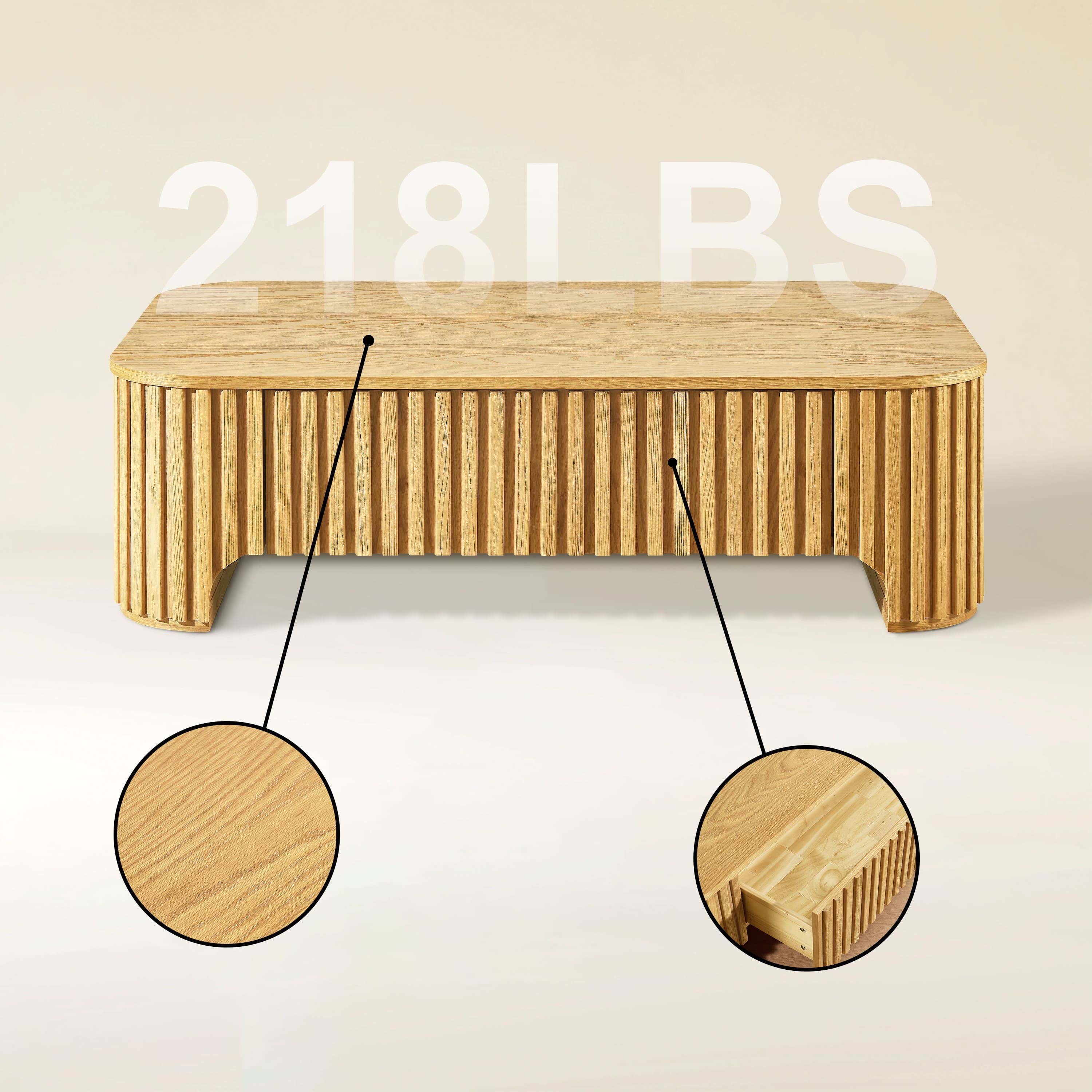 Elden Oak Coffee Table 48"W