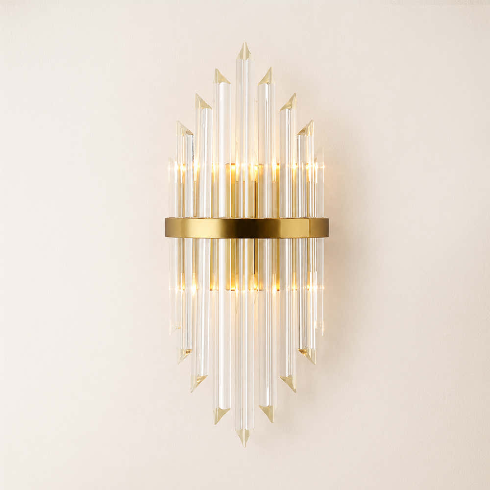 Oryana Crystal Icicle Wall Sconce 8.7"