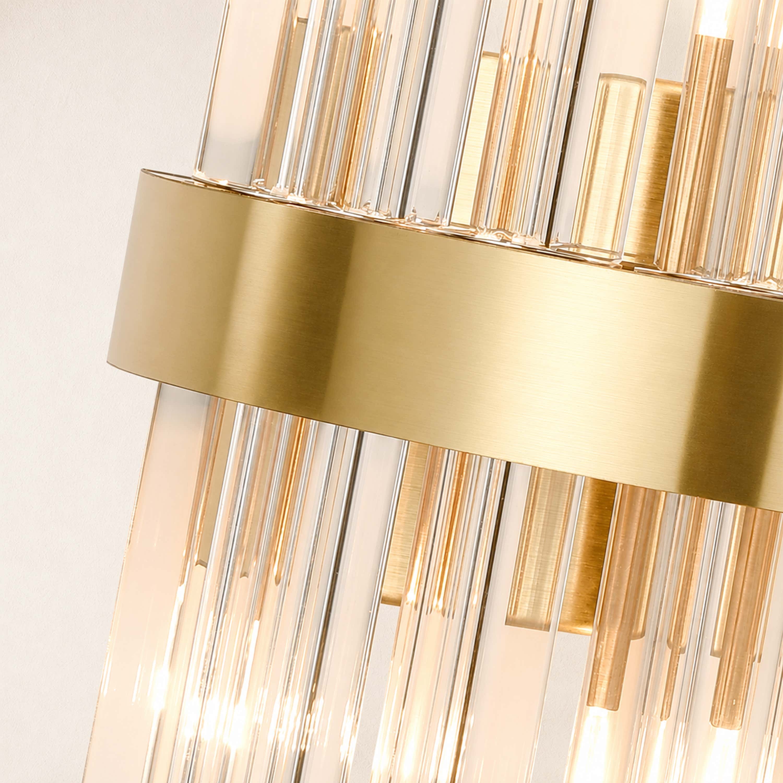 Oryana Crystal Icicle Wall Sconce 8.7"