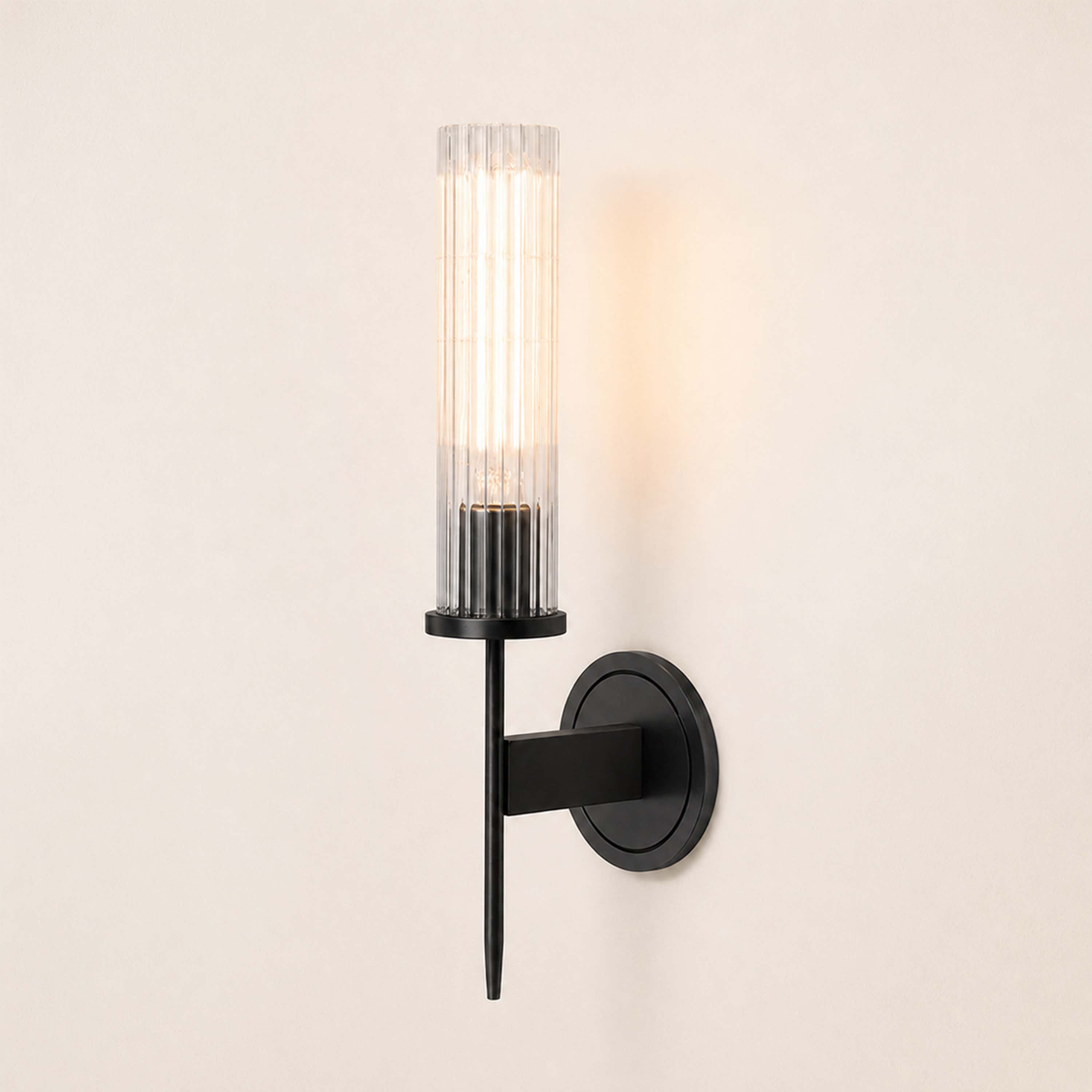 Bellmere 1 Lights Glass Wall Sconce