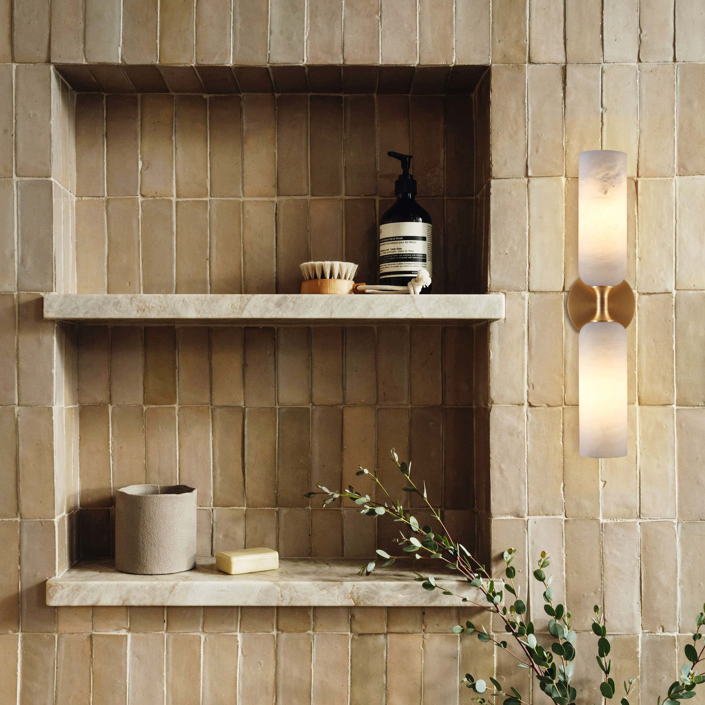 Axis Alabaster Wall Sconce 19.6"H