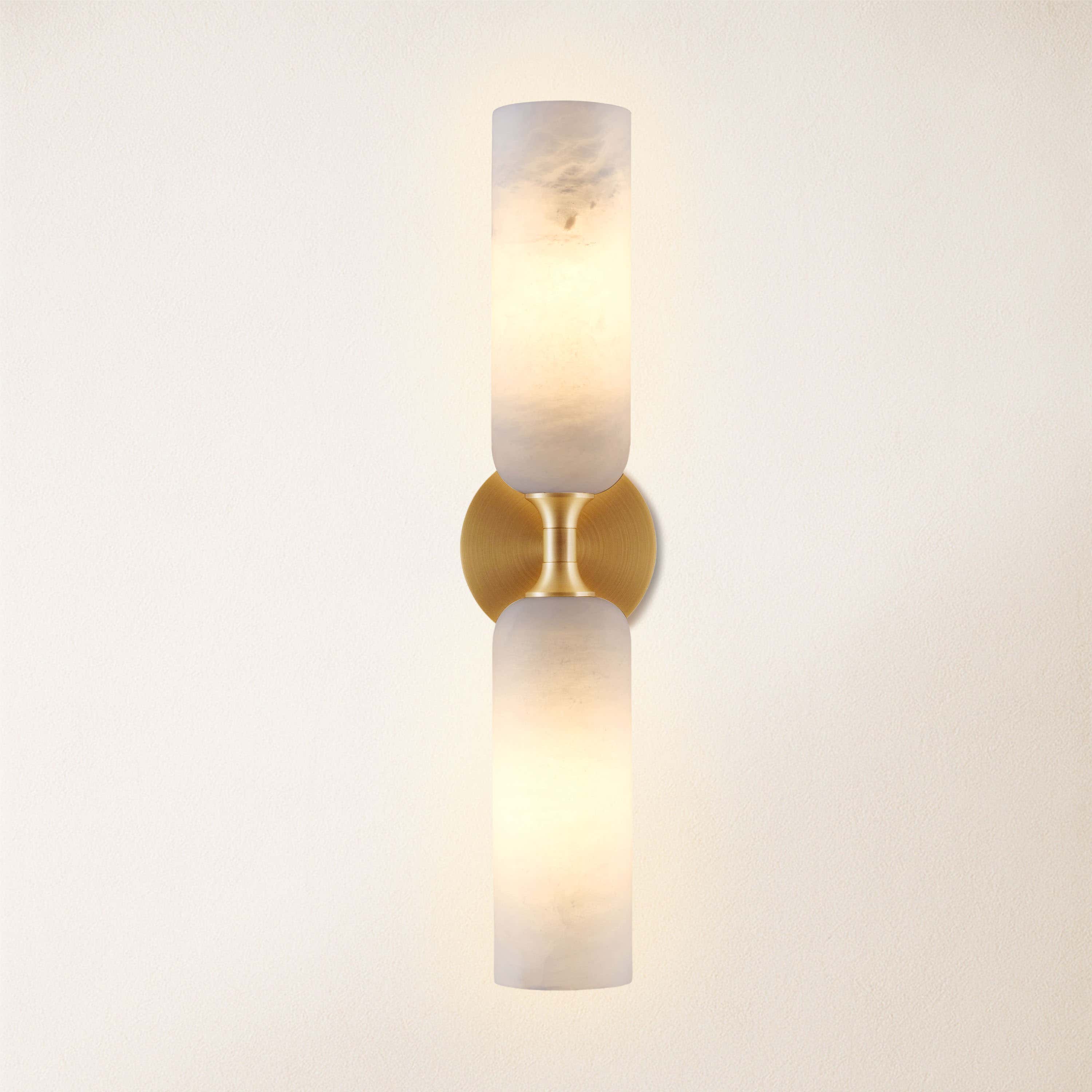 Axis Alabaster Wall Sconce 19.6"H
