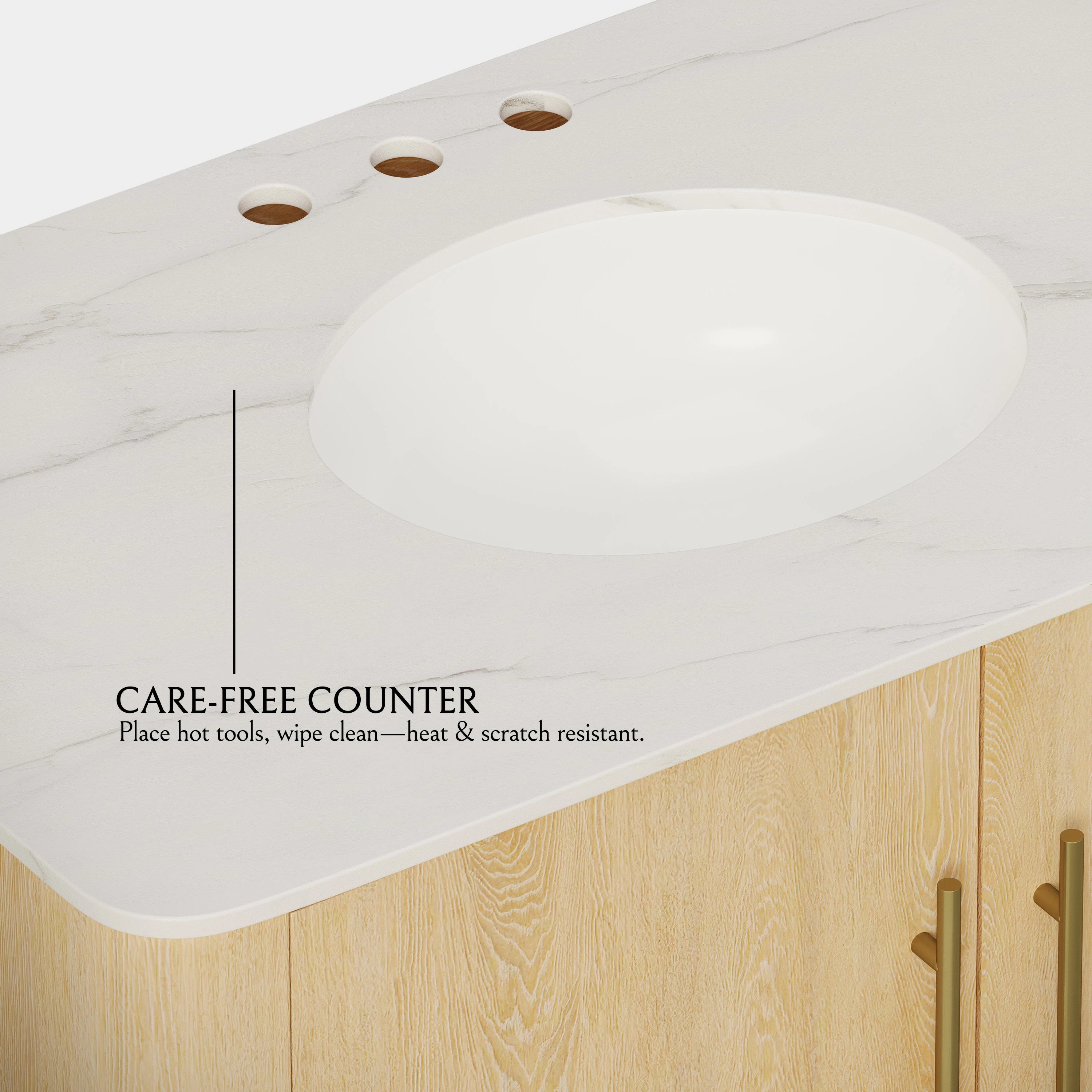 Jude Badezimmerwaschtisch, 92 cm breit