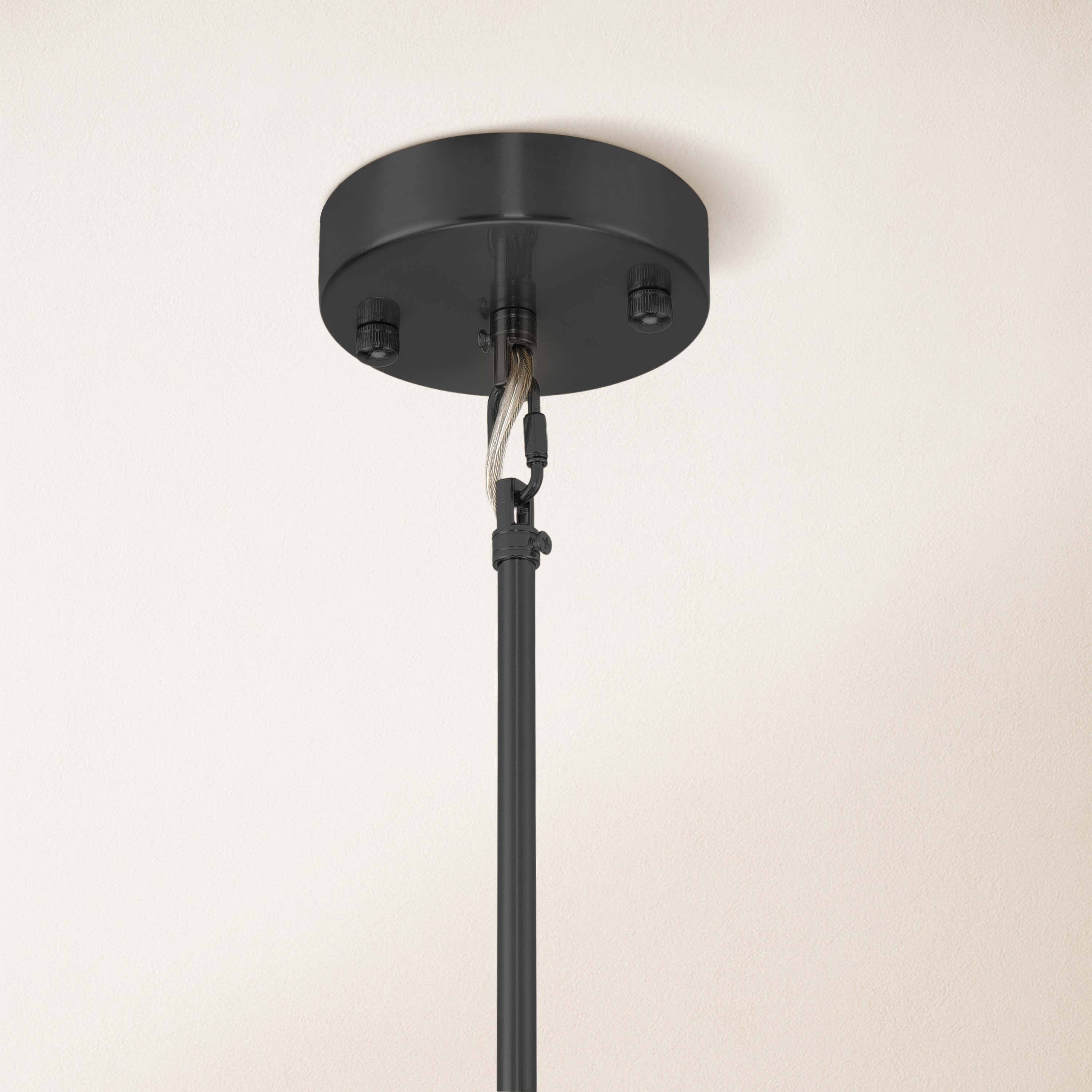 Nivislight Alabaster 2-Tier Round Pendant 13"