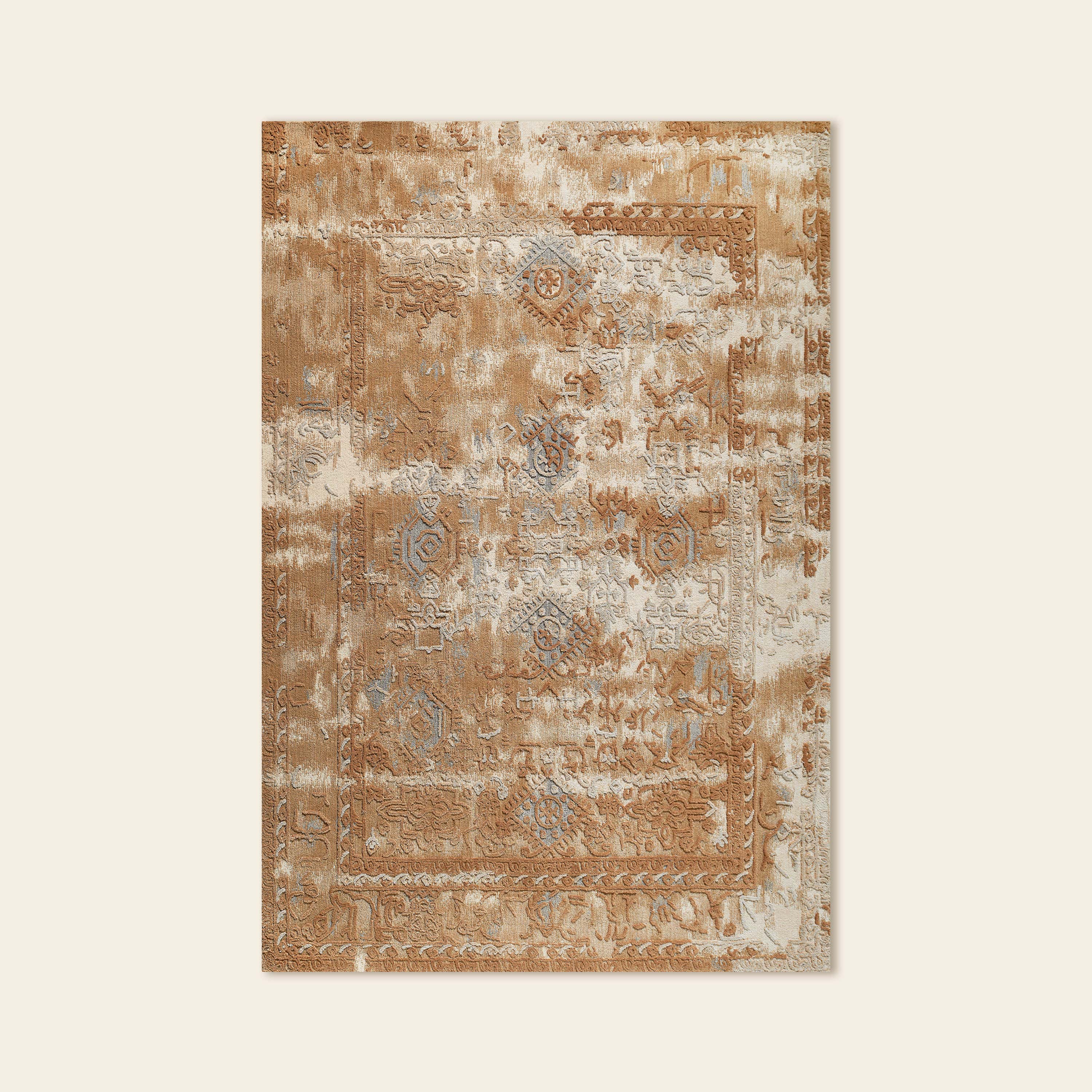 Aurelian Relief Wool-Blend Rug