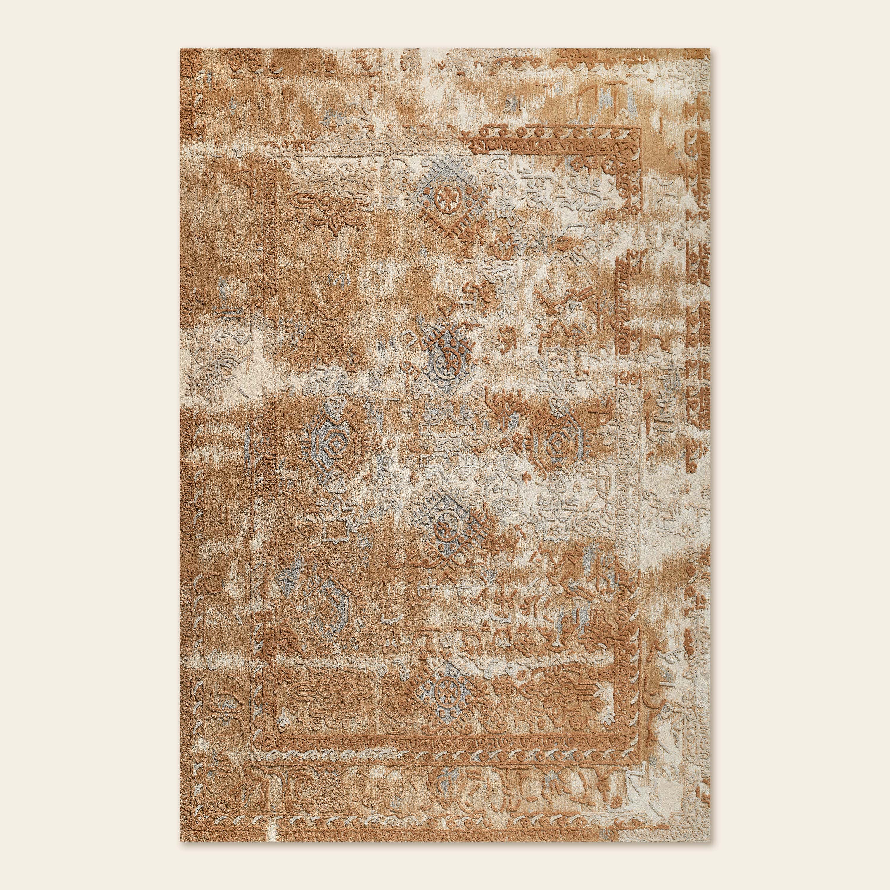 Aurelian Relief Wool-Blend Rug