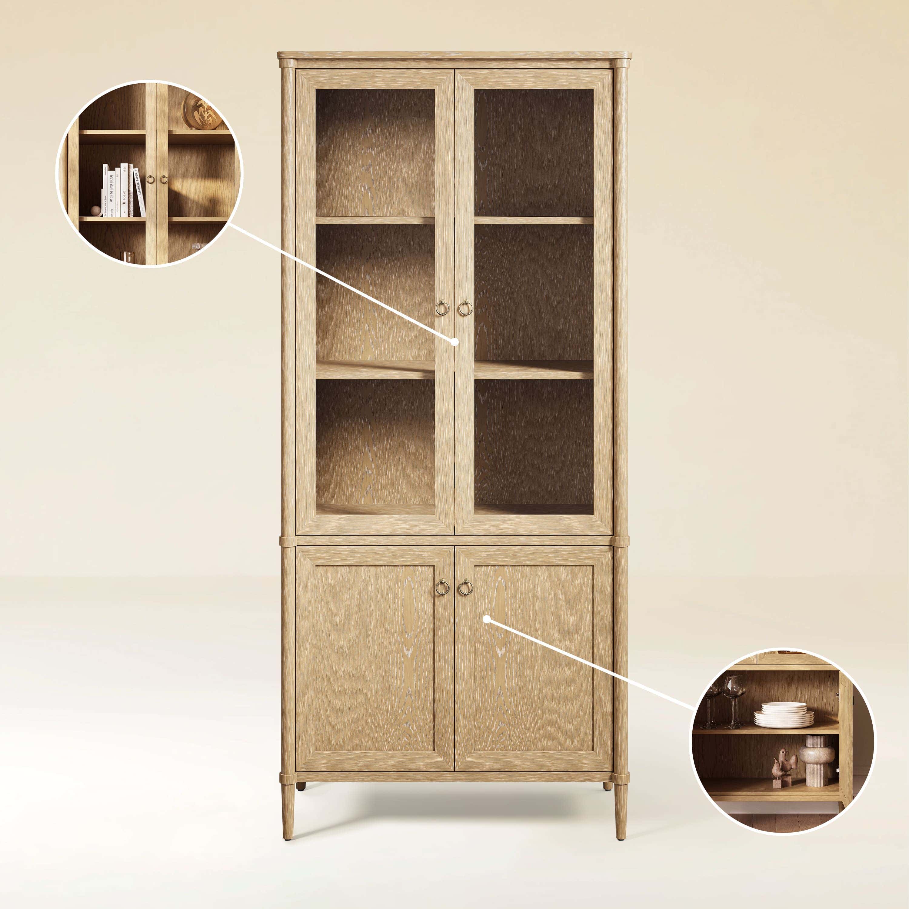 Maison Bookcase with Cabinet