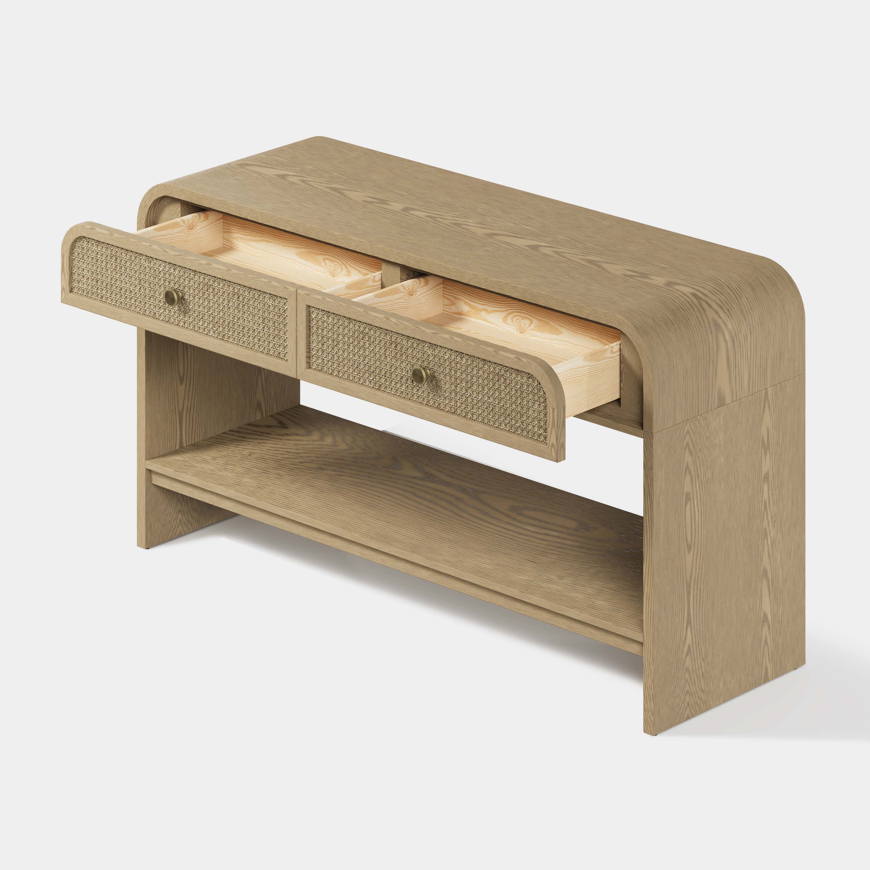 Vellore Console Table with Drawers 54"