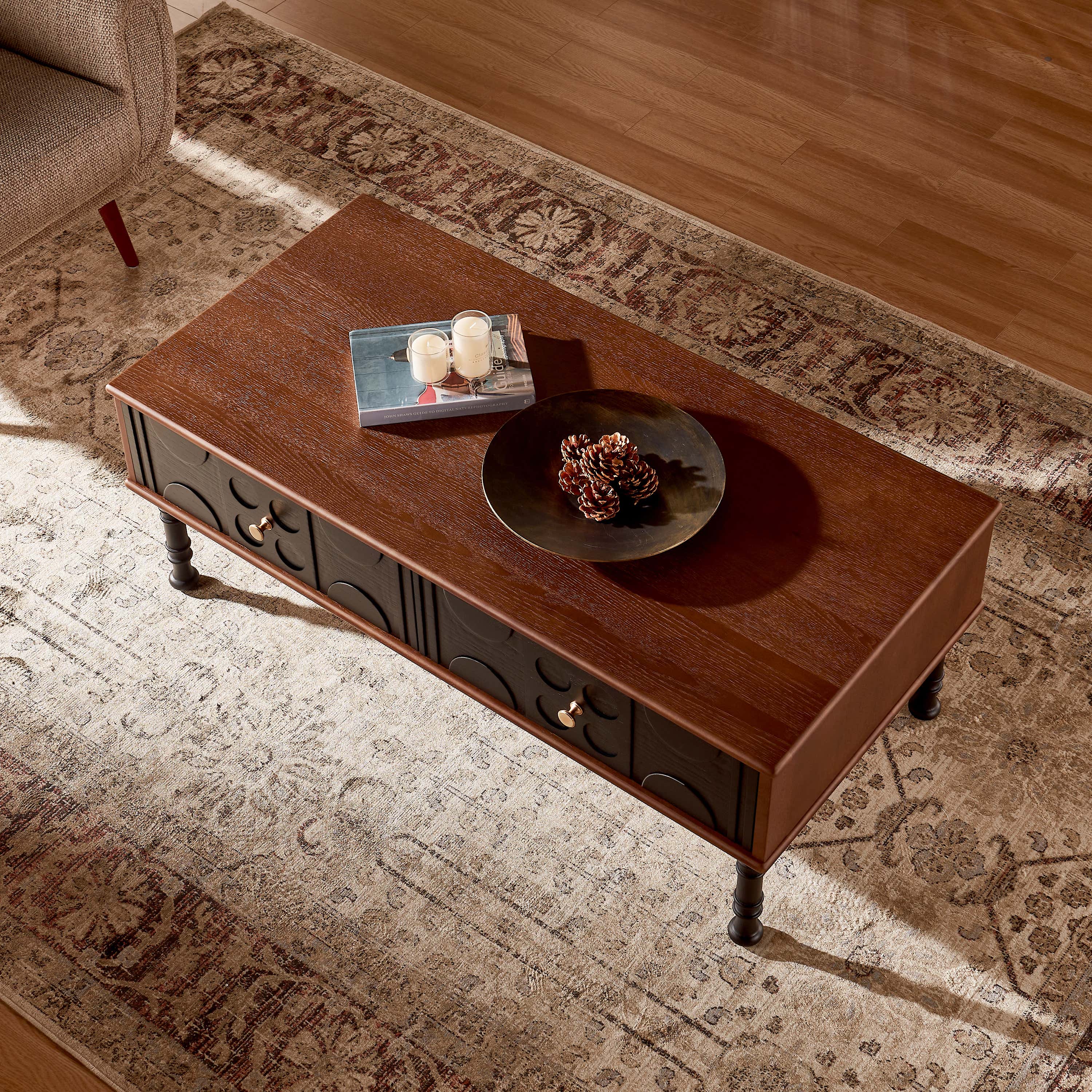 Marais 2-Drawer Storage Coffee Table 47"