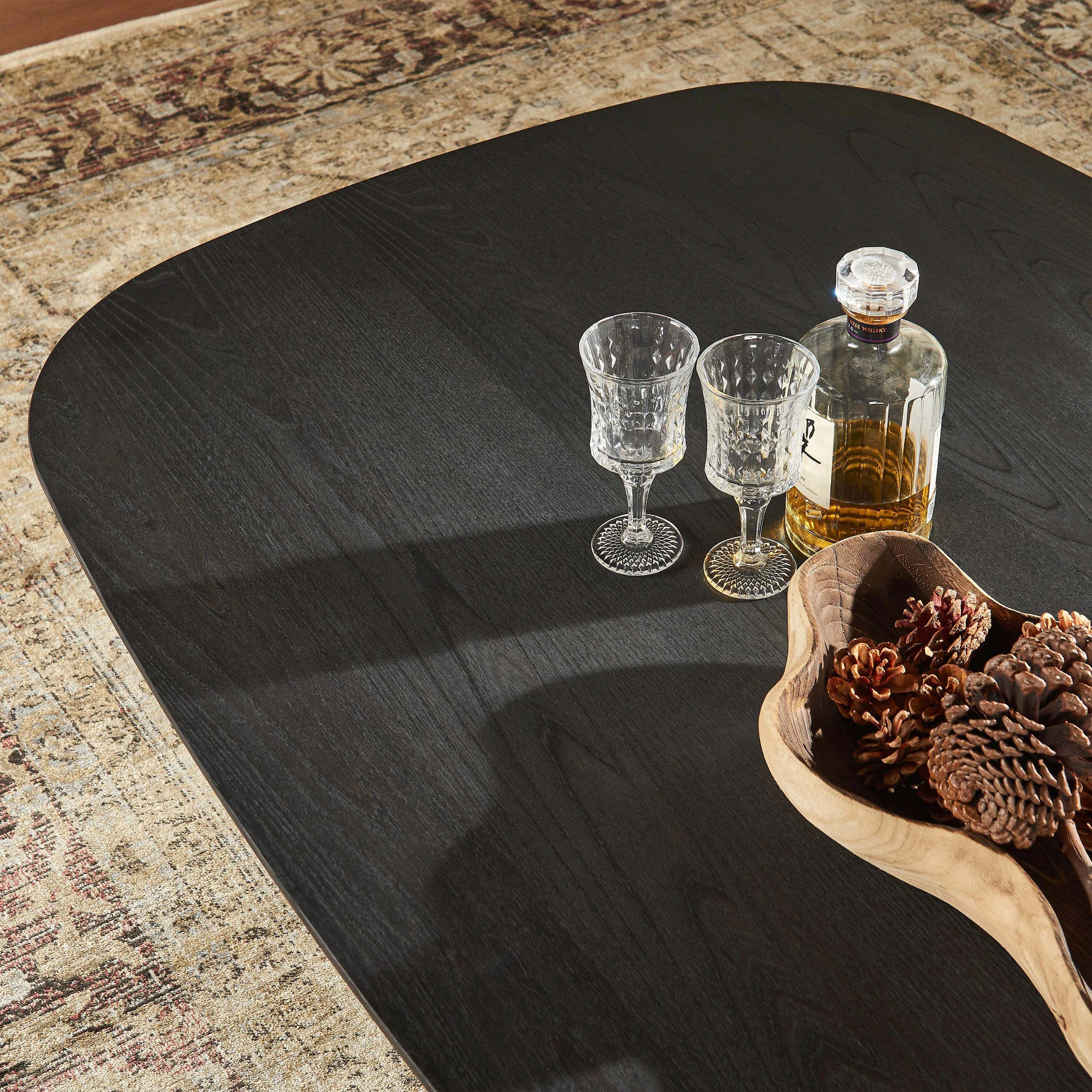 Orbit Elm Rectangular Coffee Table 57"