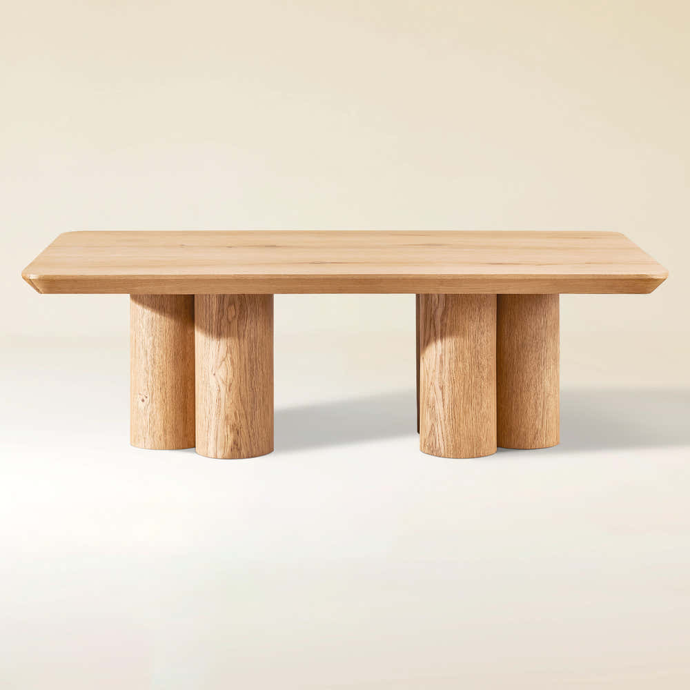 Colonna 47" Oak Coffee Table