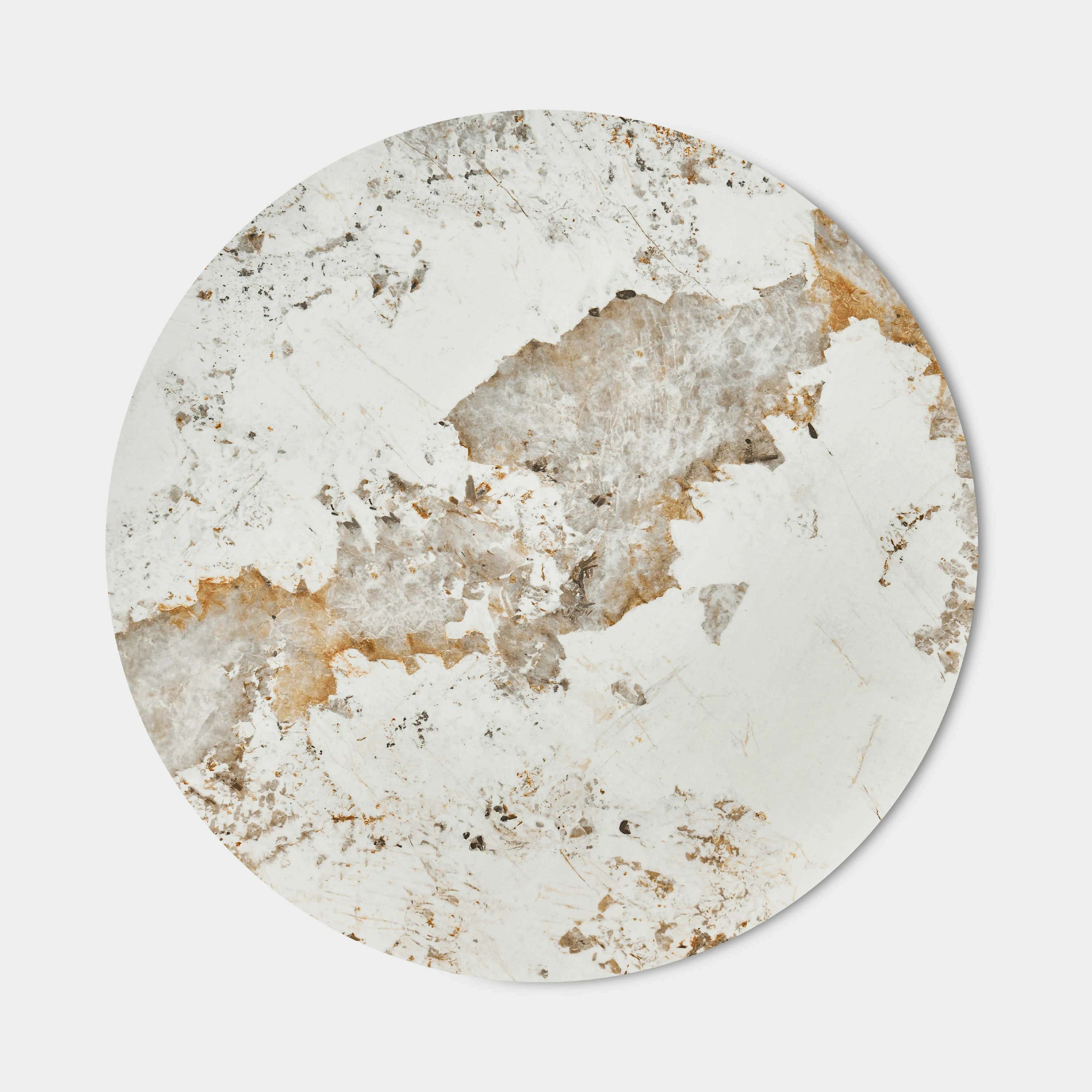 Aurelia Sintered Stone Round Dining Table 59"