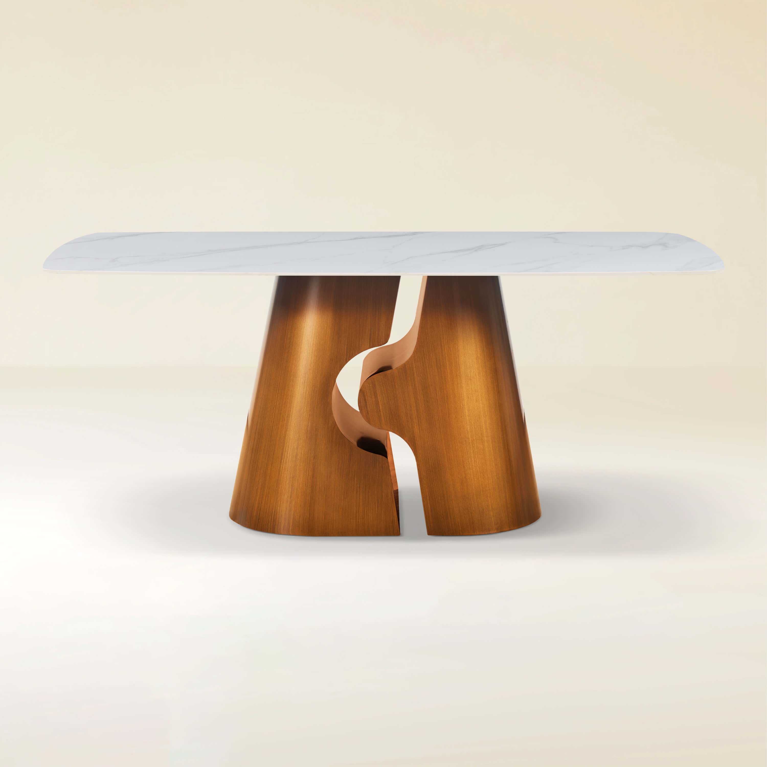 Synergy Sintered Stone Rectangular Dining Table 71"