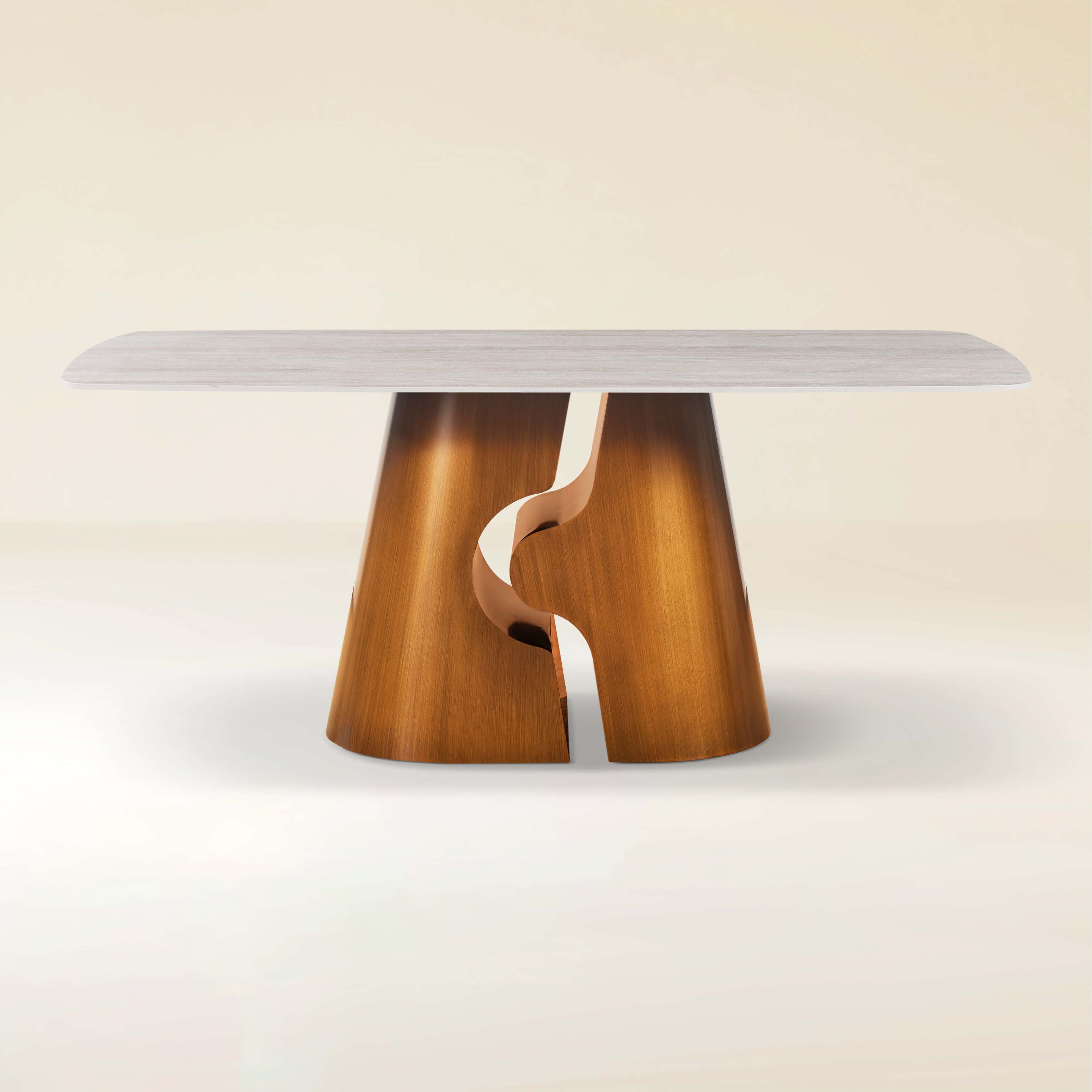 Synergy Sintered Stone Rectangular Dining Table 71"