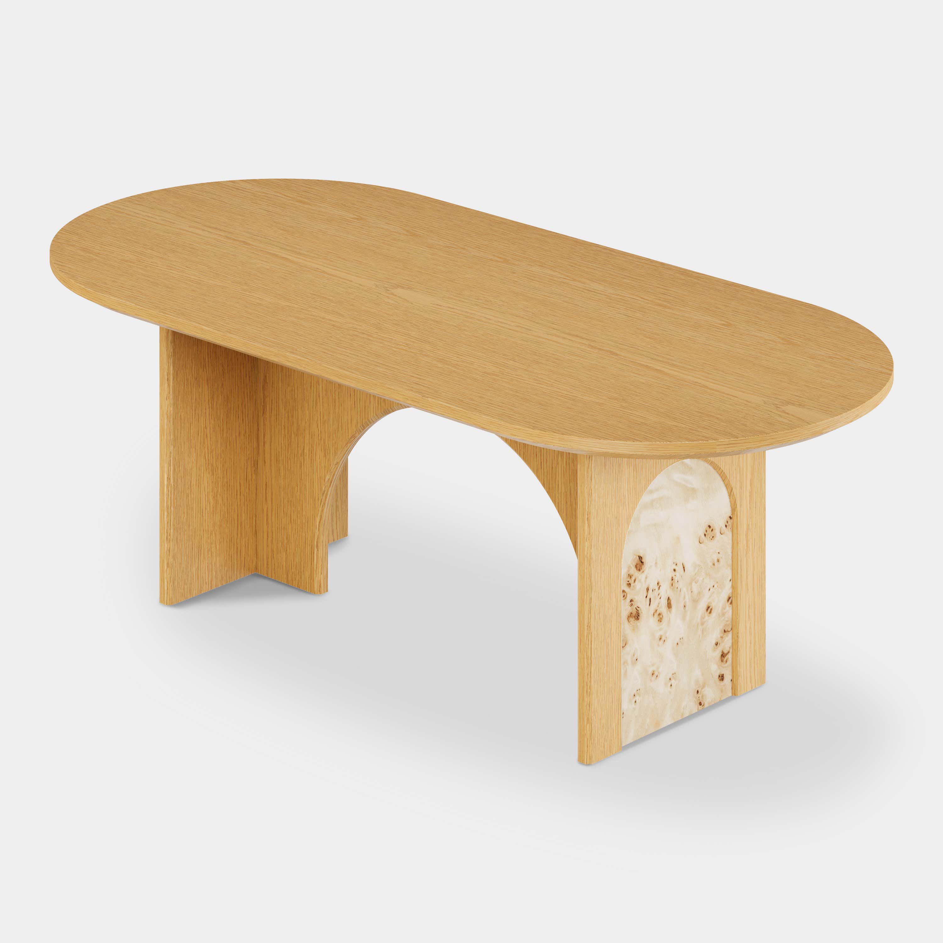 Aurora Oak Dinning Table 63”