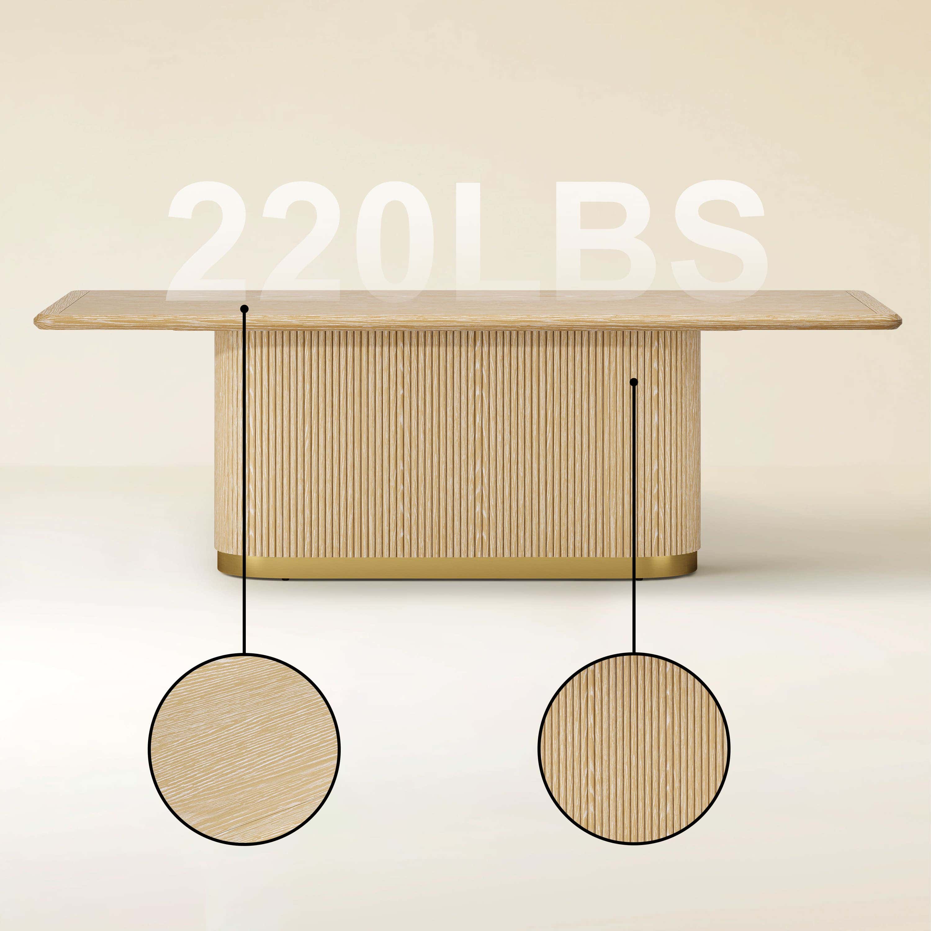 Calma Dining Table 84"W