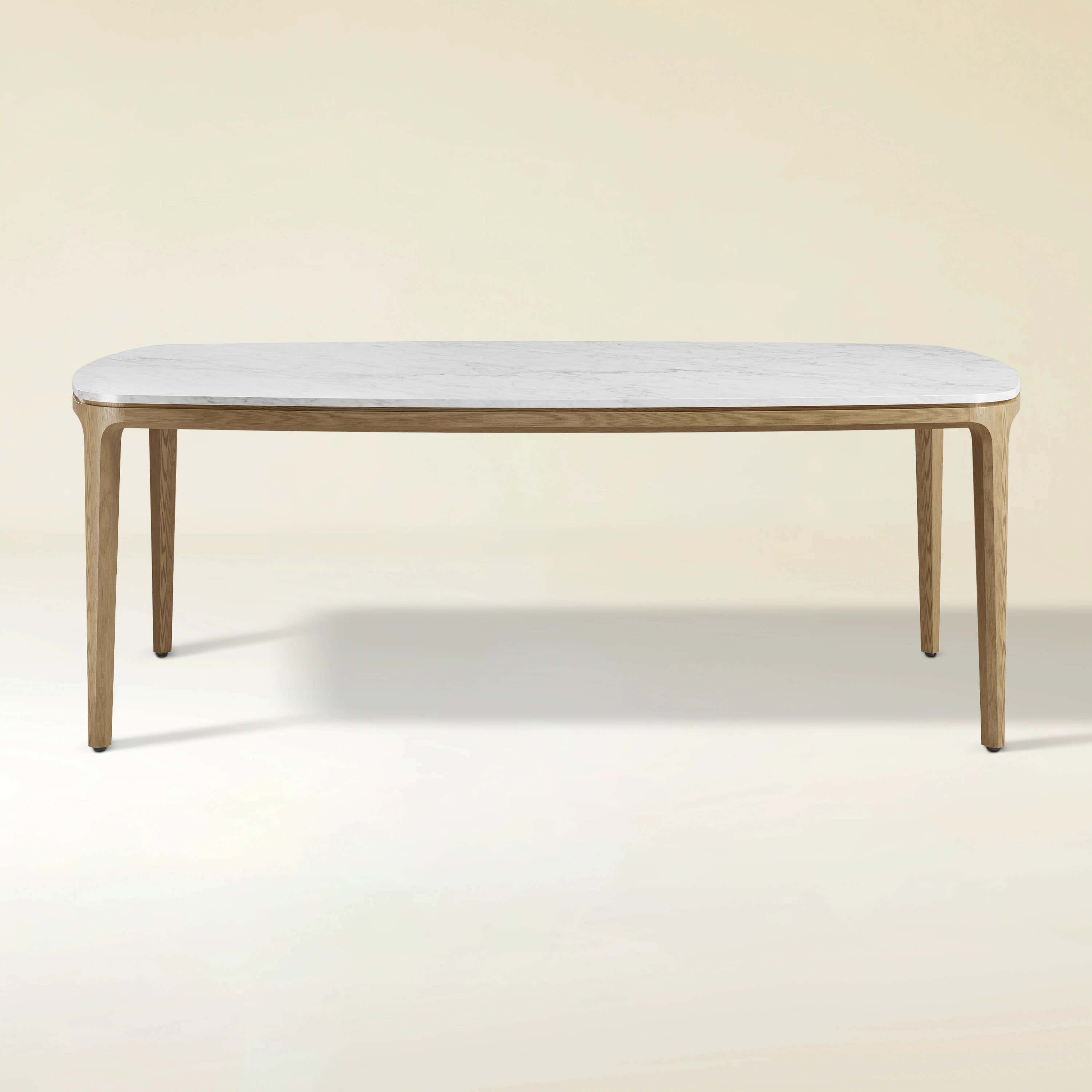 Aris Marble Dining Table 84"