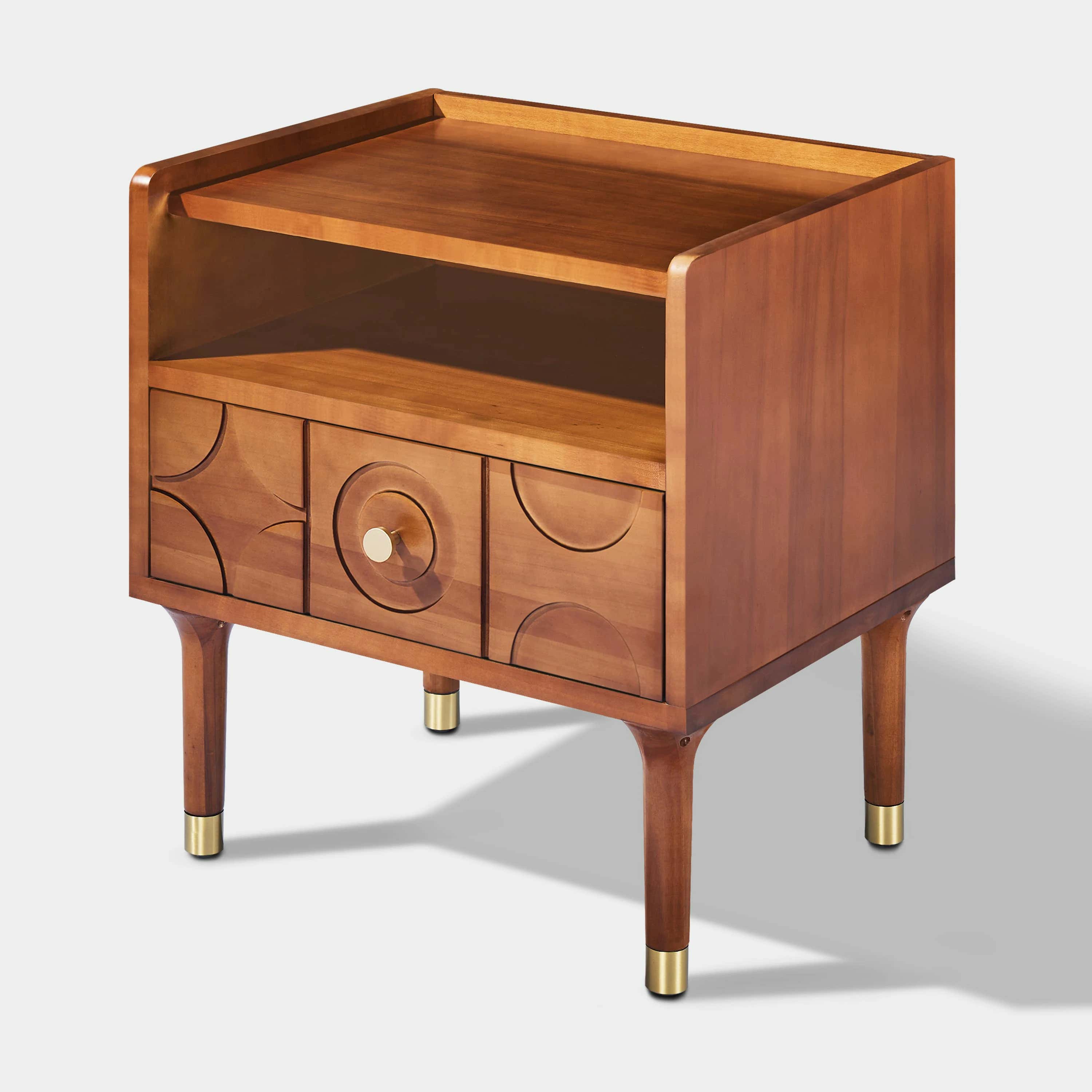 Rive Gauche Oak Nightstand 20"W