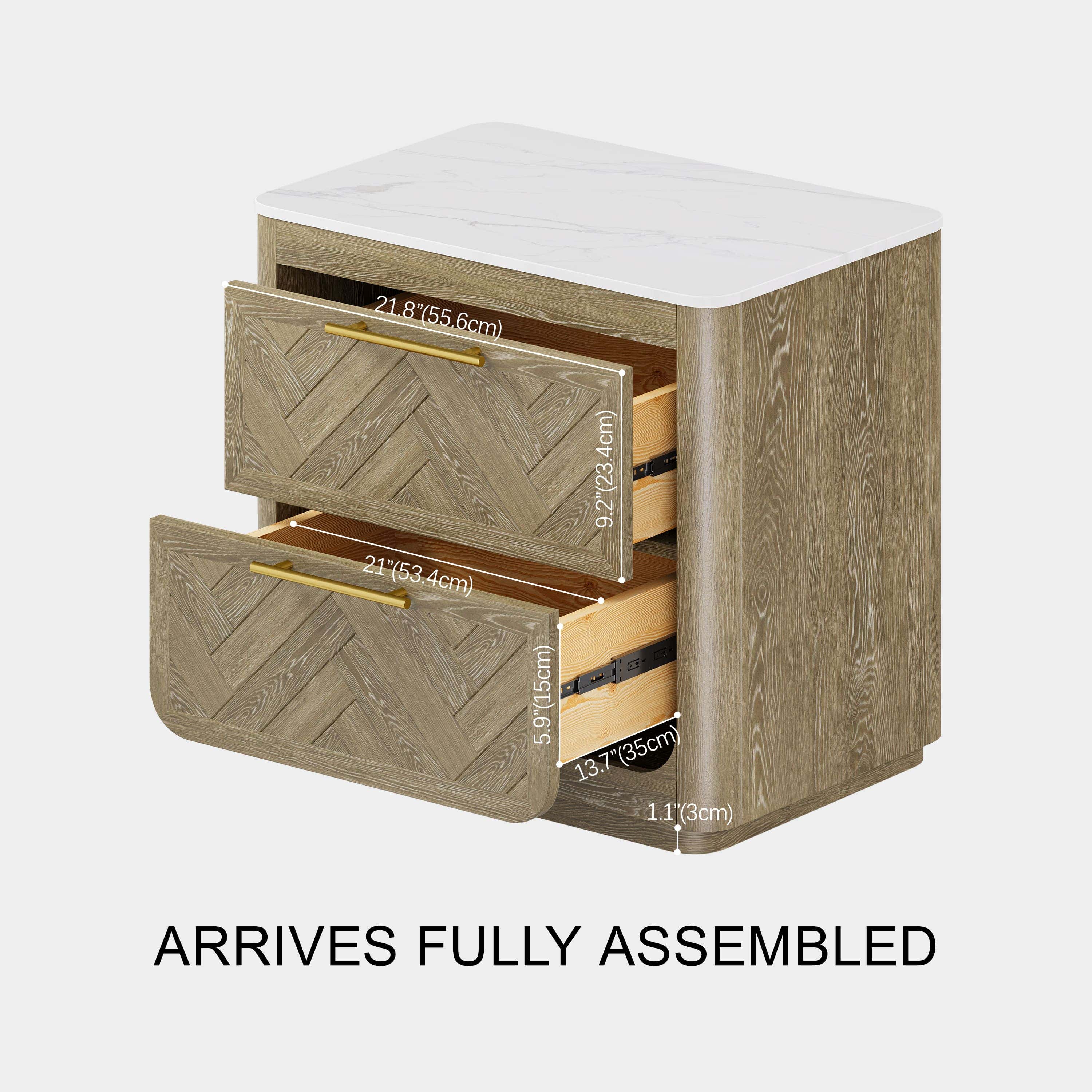 Ridgemont Nightstand 26" W