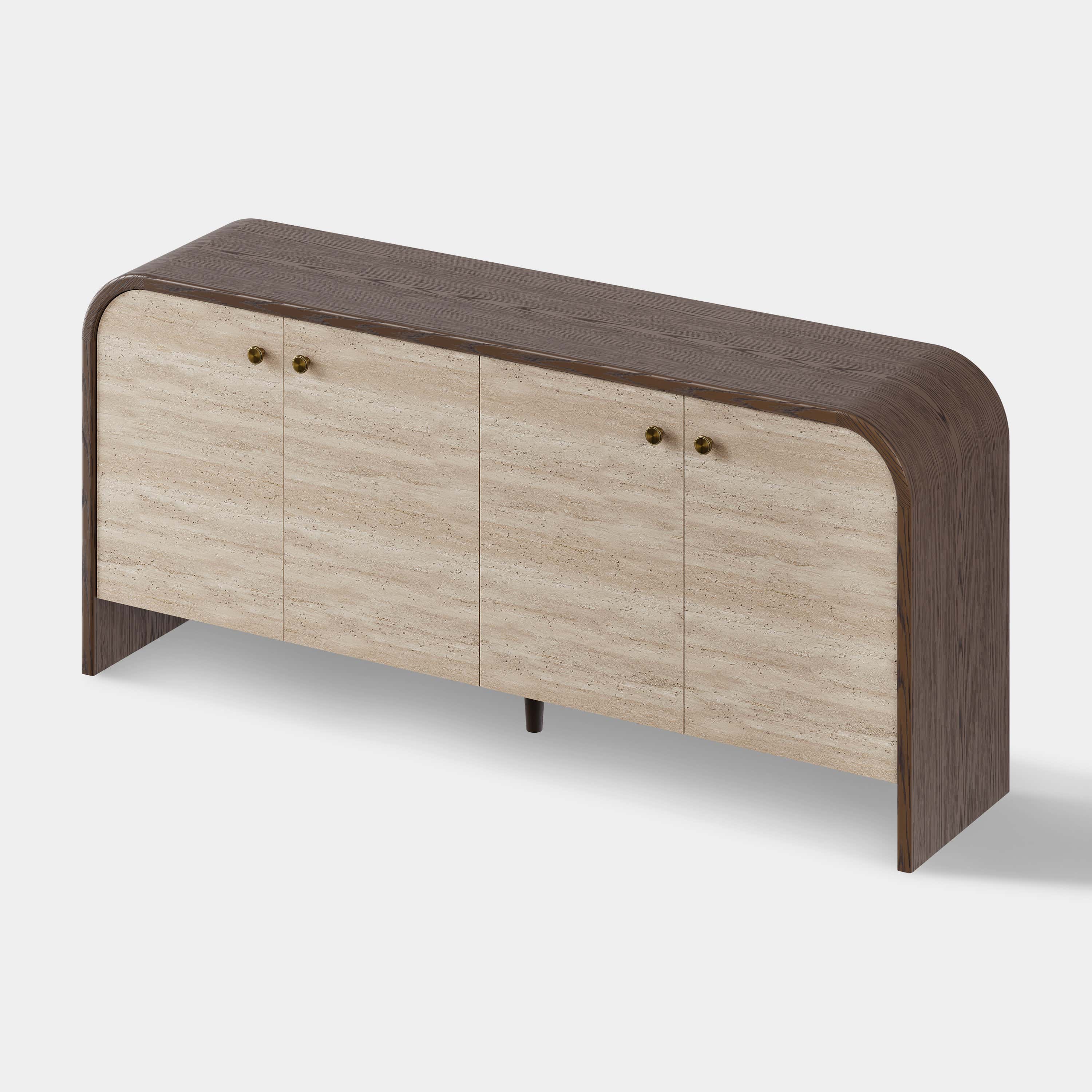 Tivoli Truffle Oak Sideboard 71"W