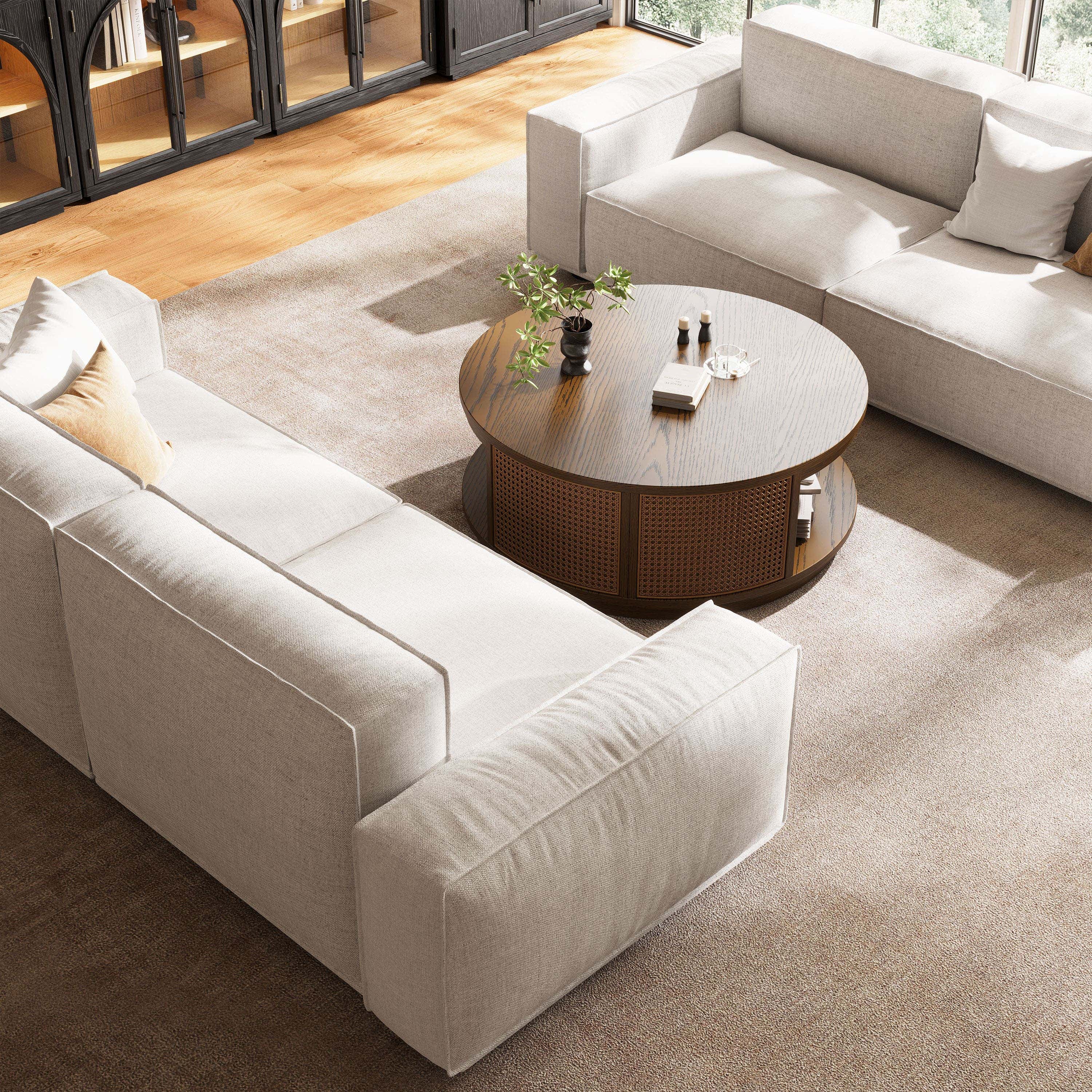 Lyra Arched Modular Sectional Sofa (2-Seat)