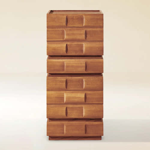 Terra Cube Emboss Cabinet(set of 2)