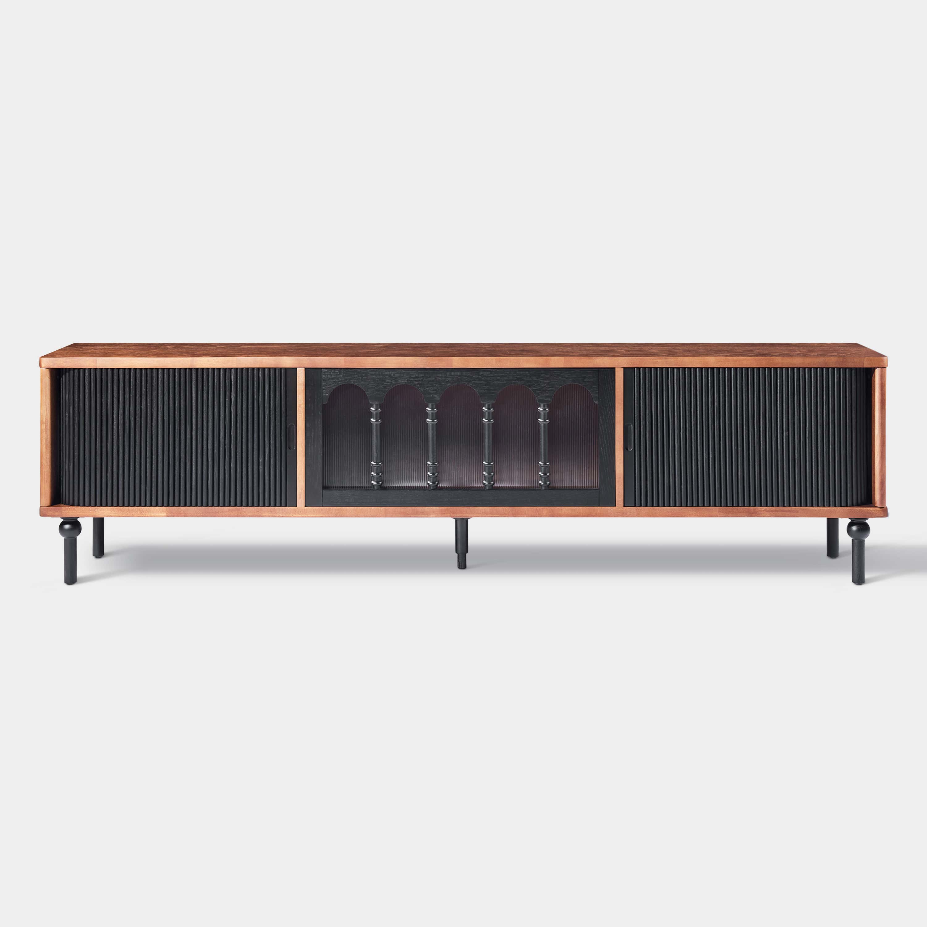 Marais Oak Media Console 78"