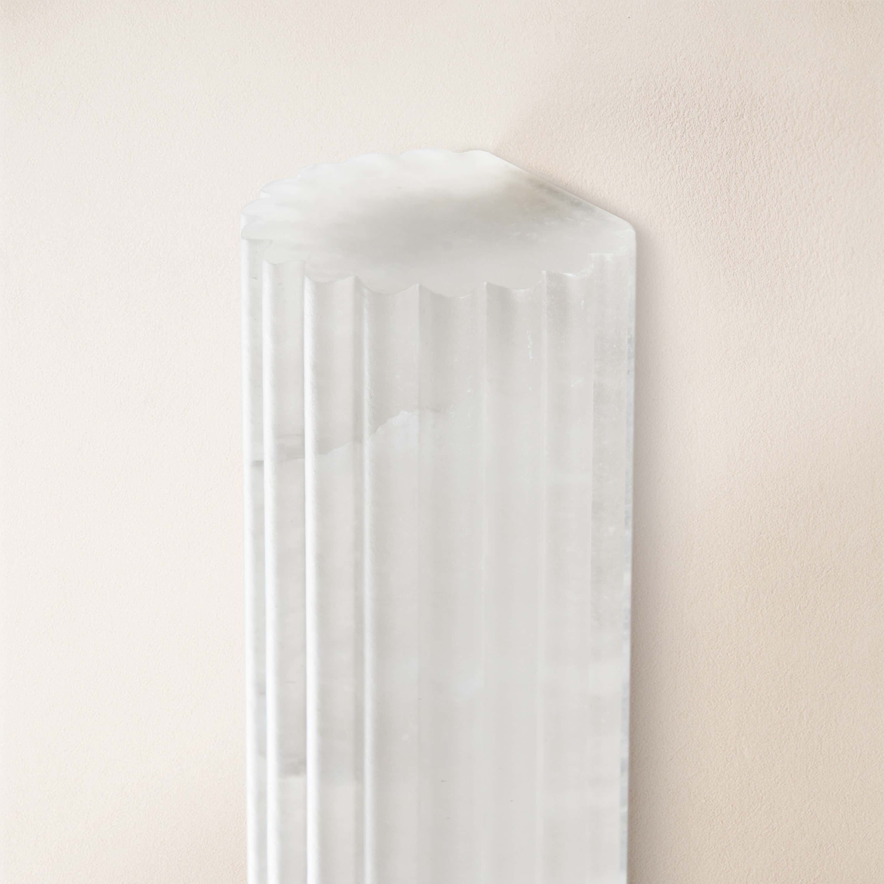 Luminare Resin Fluted Wall Sconce 5"