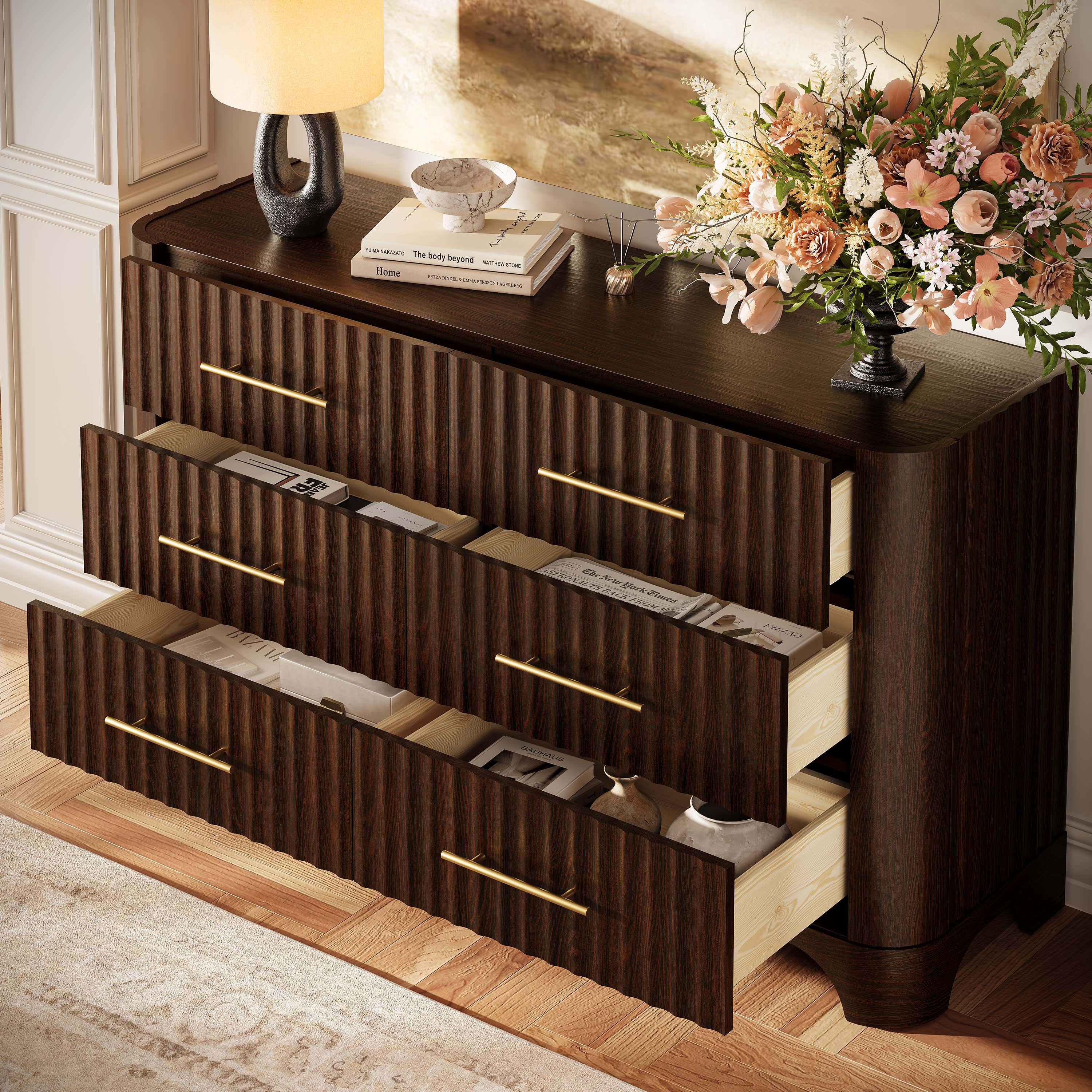 Murphy 6 Drawer Chest 59"W