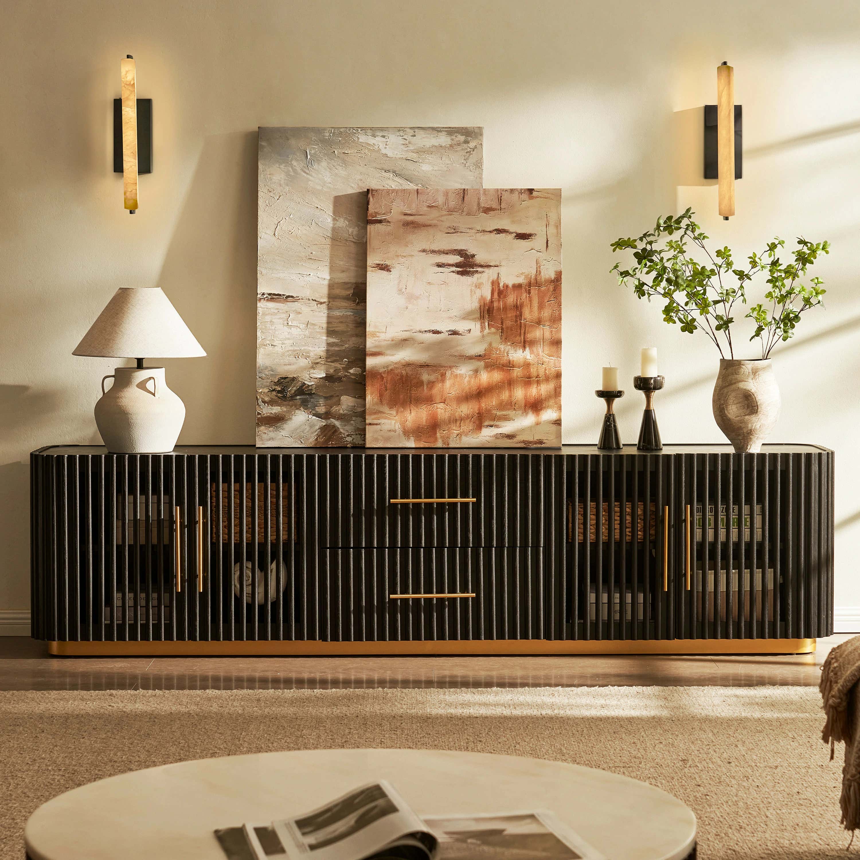 Holton Oak Medienkonsole, 94 Zoll breit