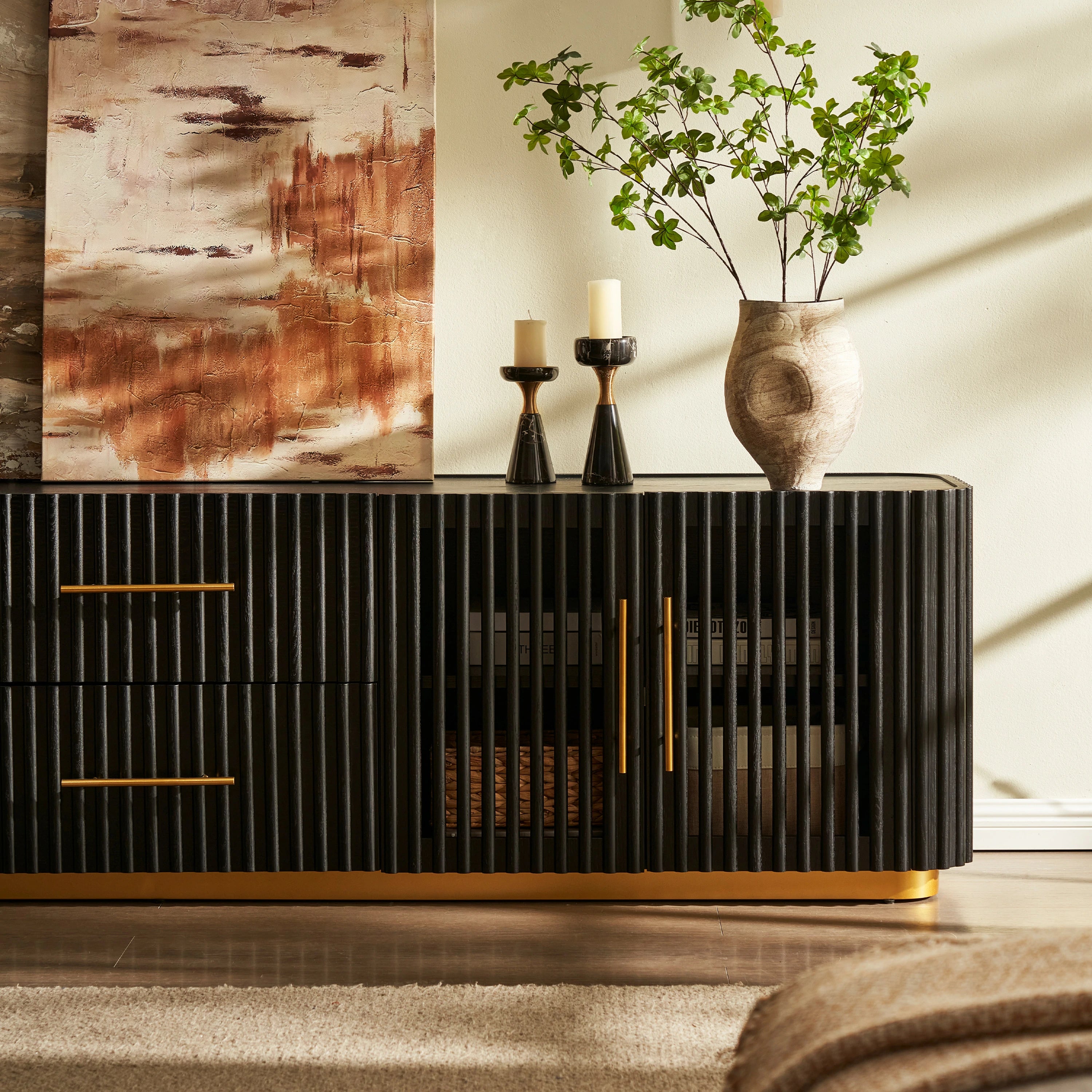 Holton Oak Medienkonsole, 94 Zoll breit