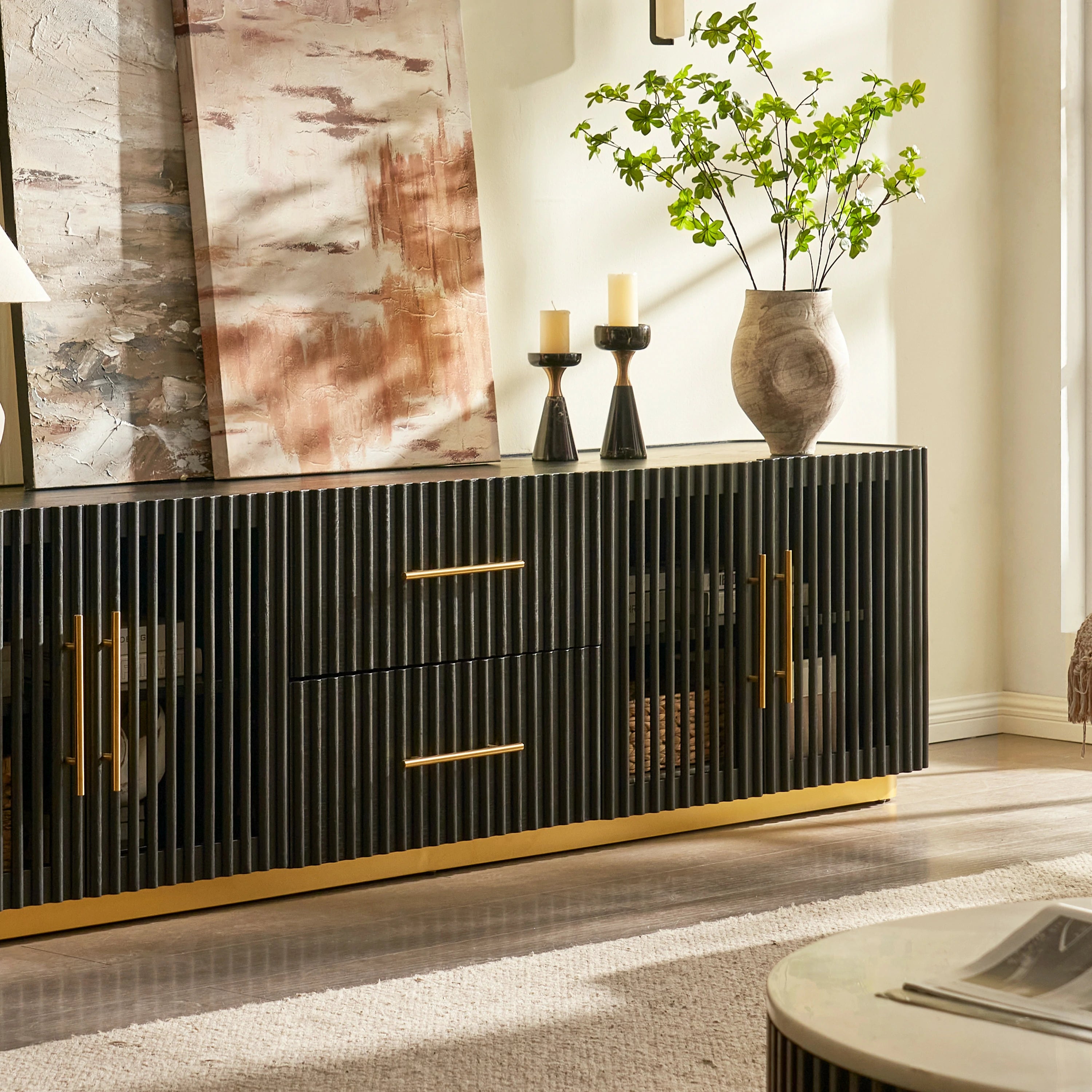 Holton Oak Medienkonsole, 94 Zoll breit