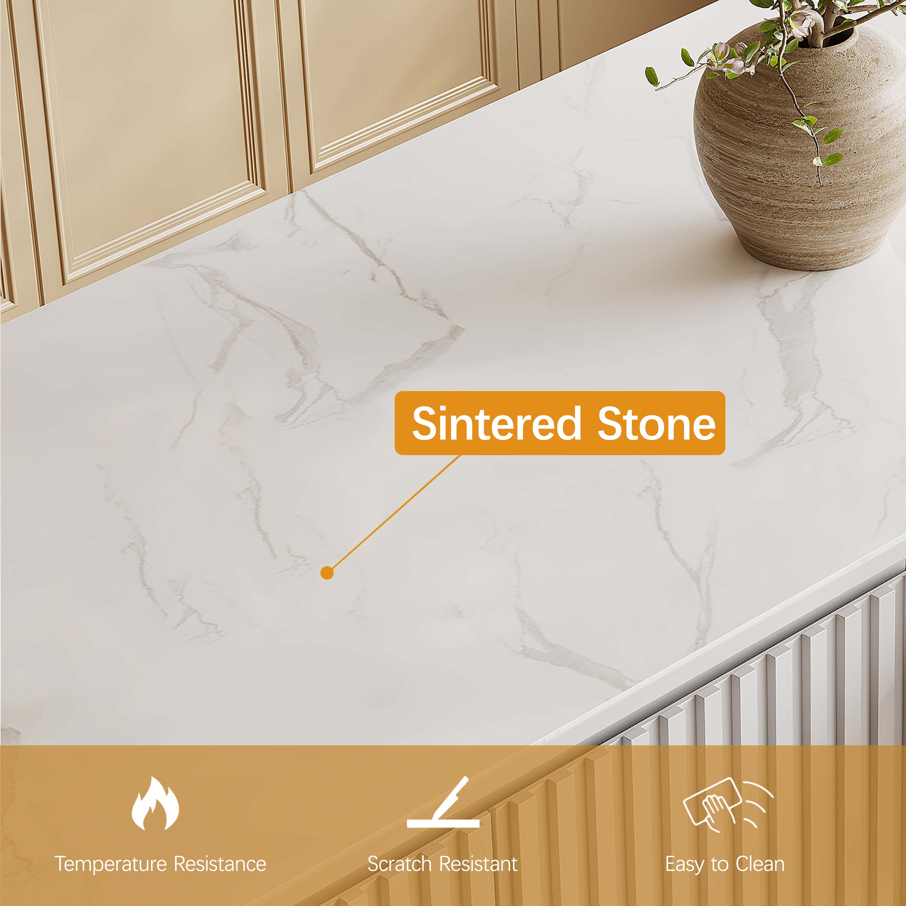 Nare Kitchen Island 71"W