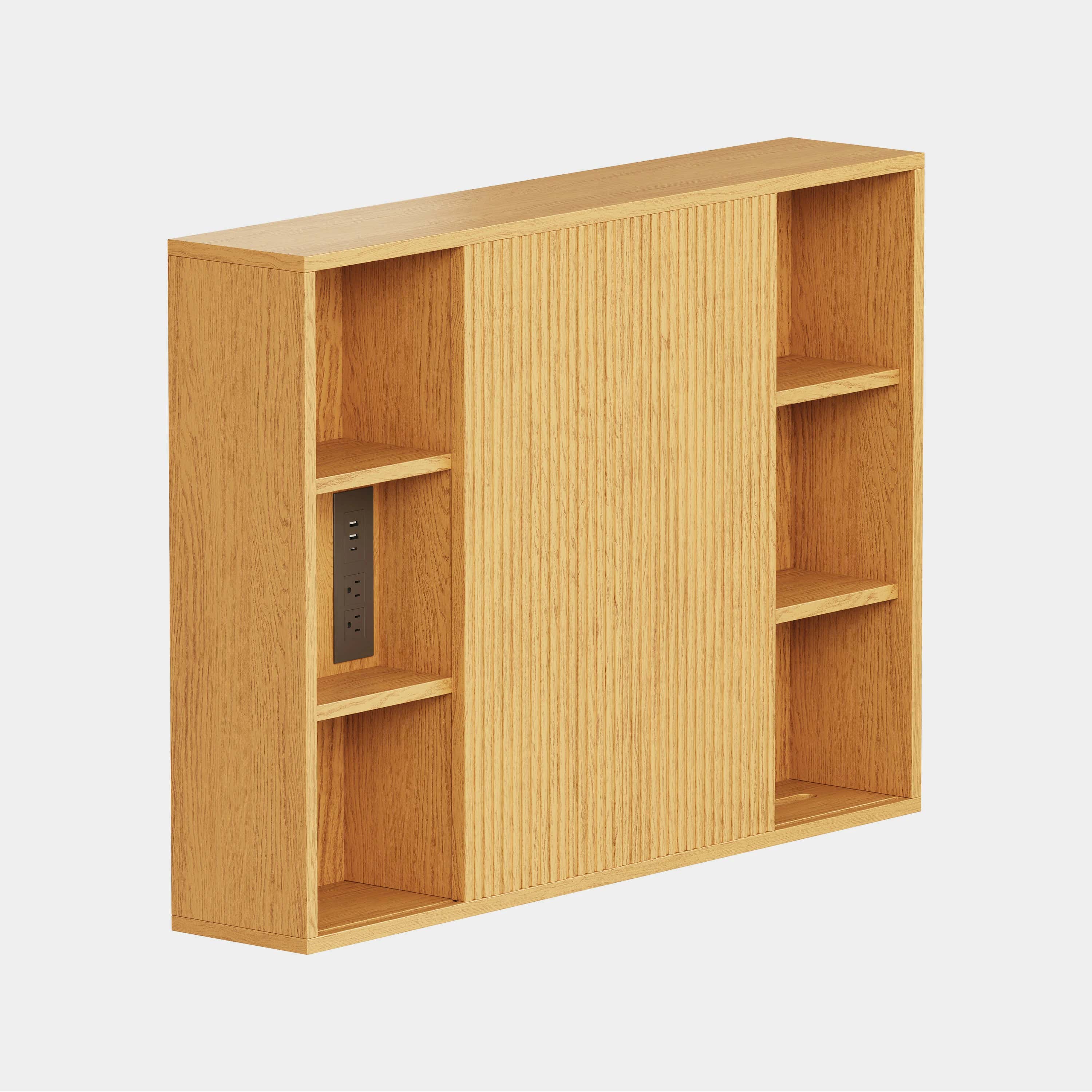 Isla Oak Bathroom Wall Mirror 36"