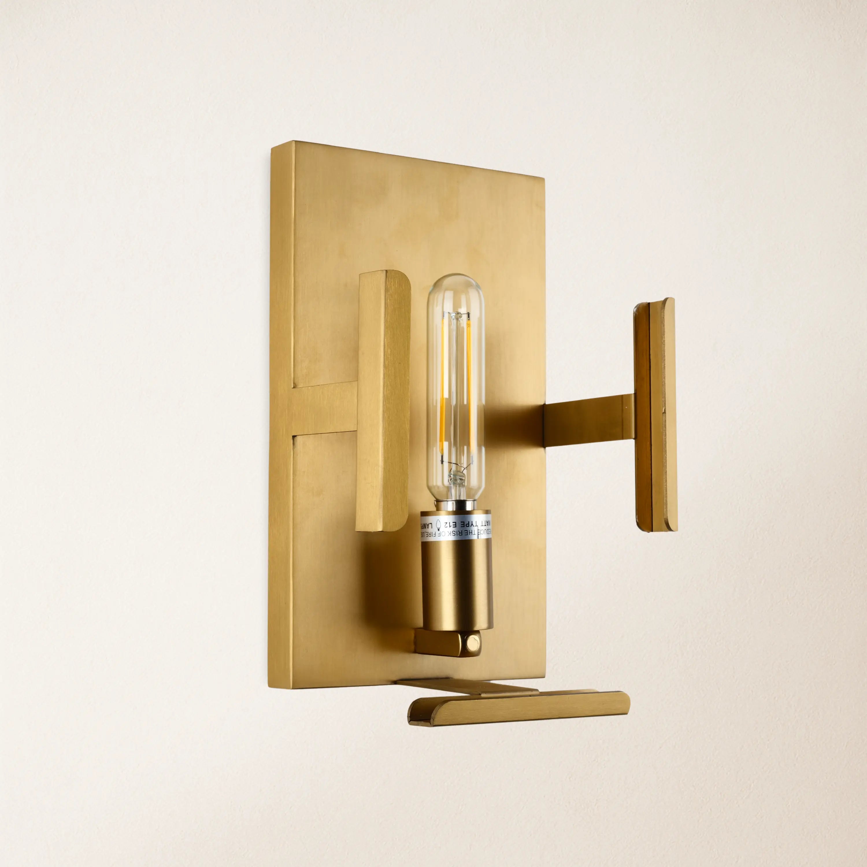 Maris Alabaster Wall Sconce 10"H#Finish_Gold