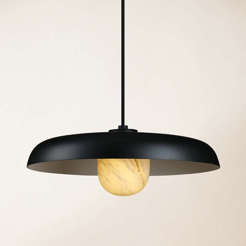 Minera Alabaster Pendant Light 16"D