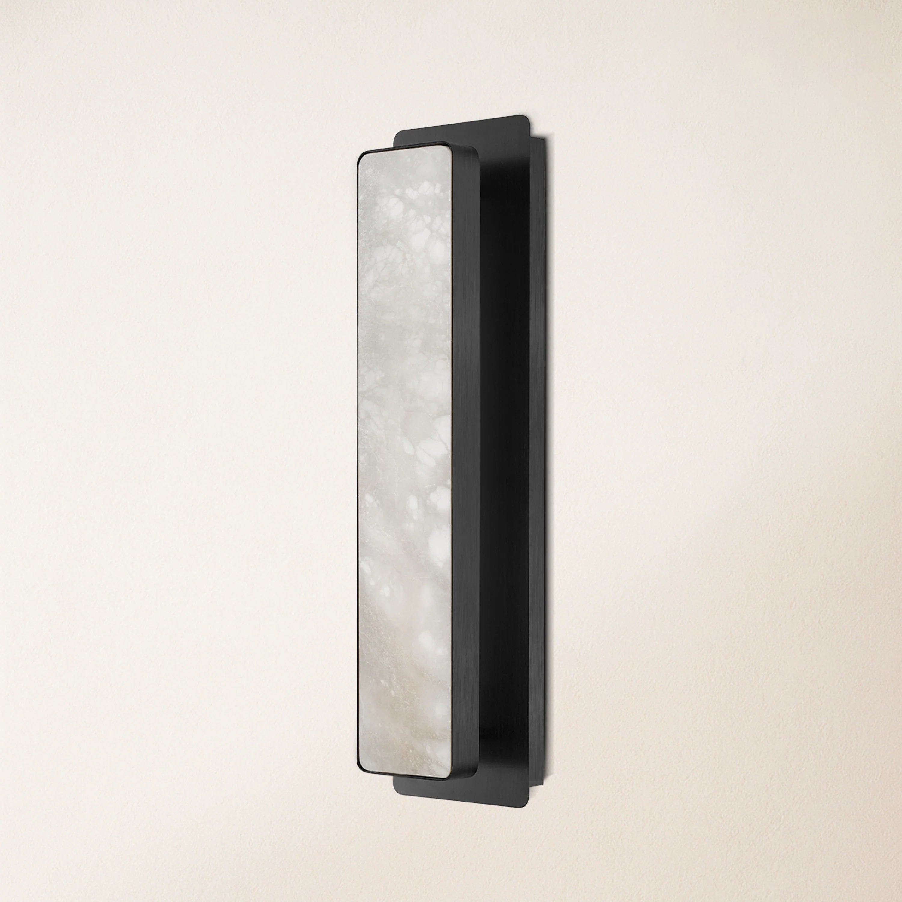 Mintreux Alabaster Wall Sconces 20"H#Finish_Black