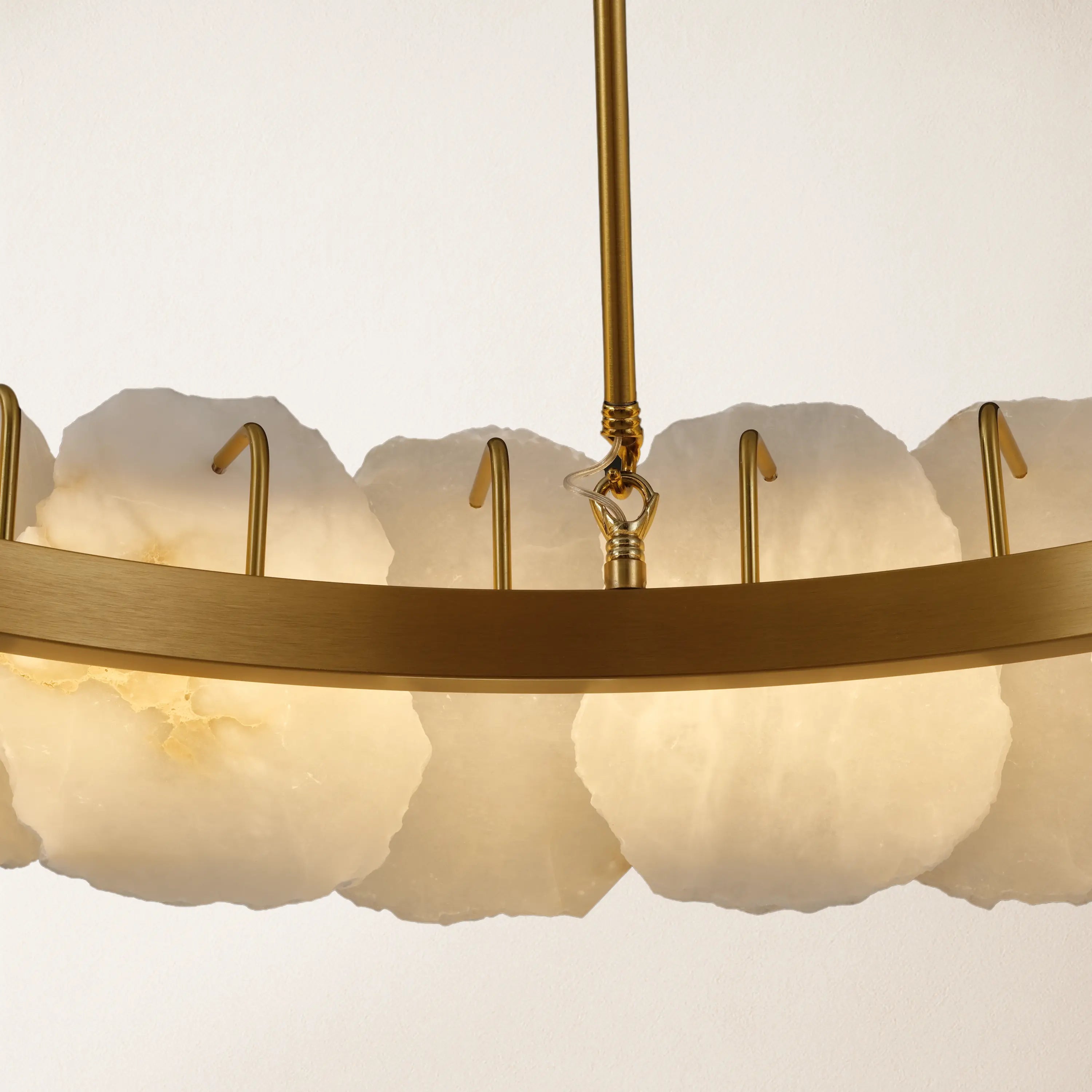 Moira Alabaster Round Chandelier 32"D