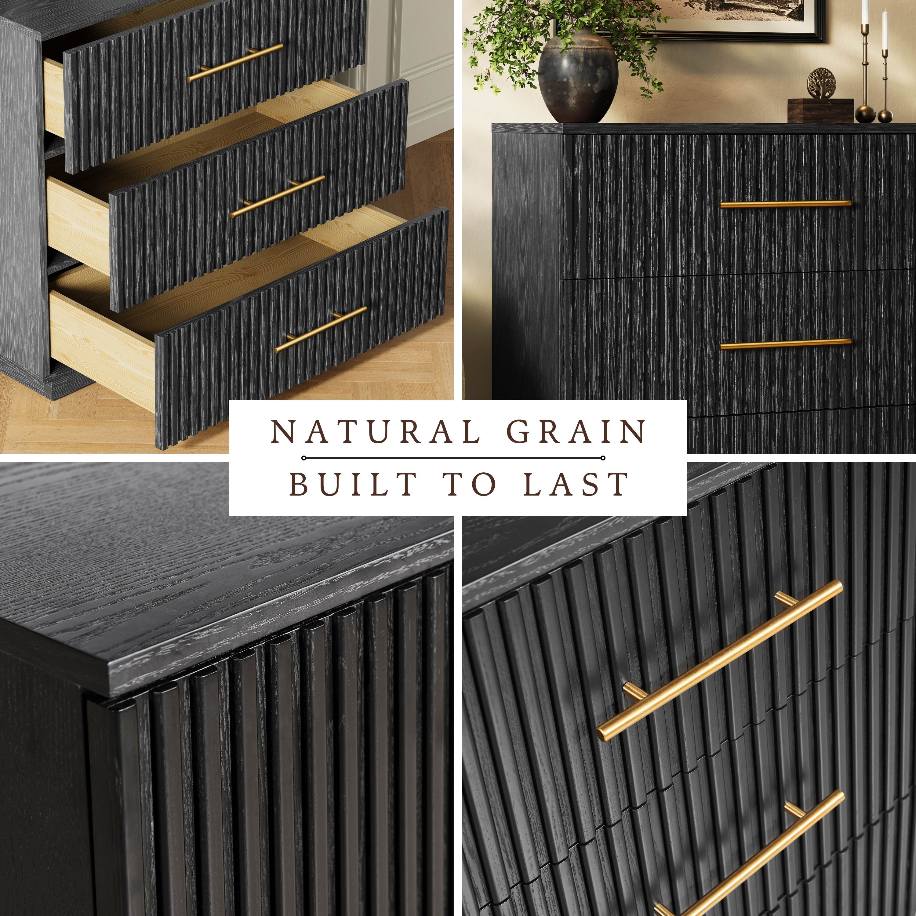 Holt 63“ Oak 6-Drawer Chest(Set of 2)