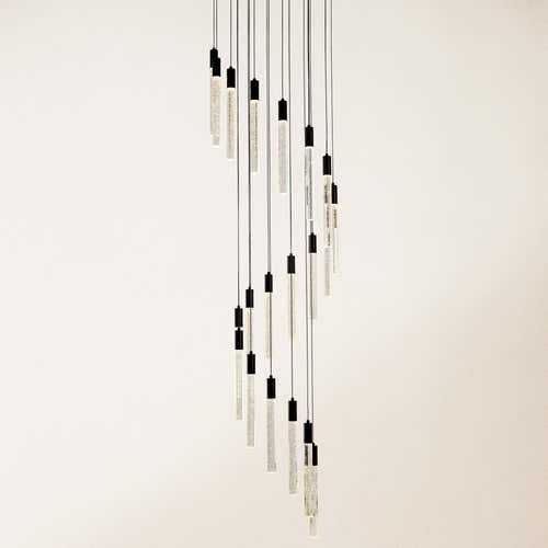 Nova Cascade High Ceiling Chandelier 20"D