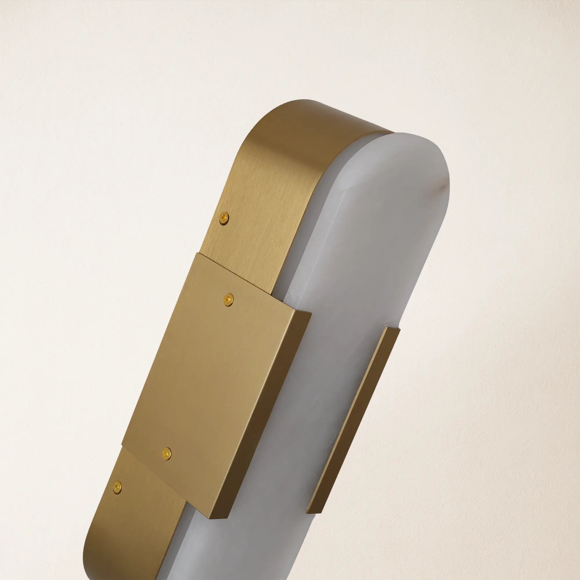 OpalEdge Alabaster Wall Sconce 14"H#Finish_Gold