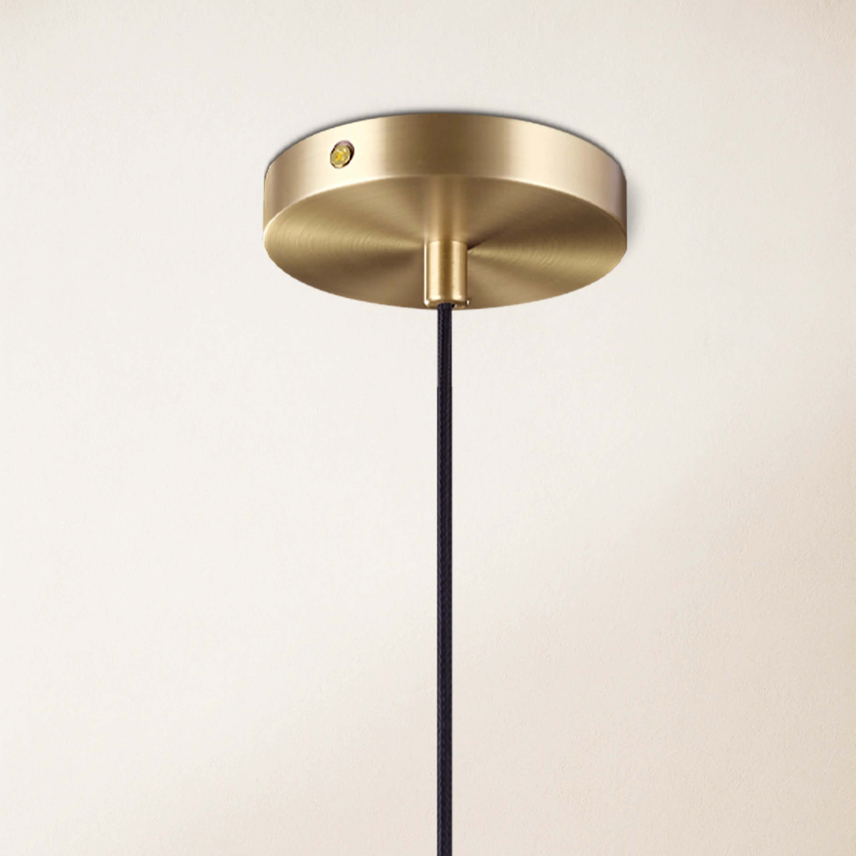 Cylora Glass Tube Pendant 4"H