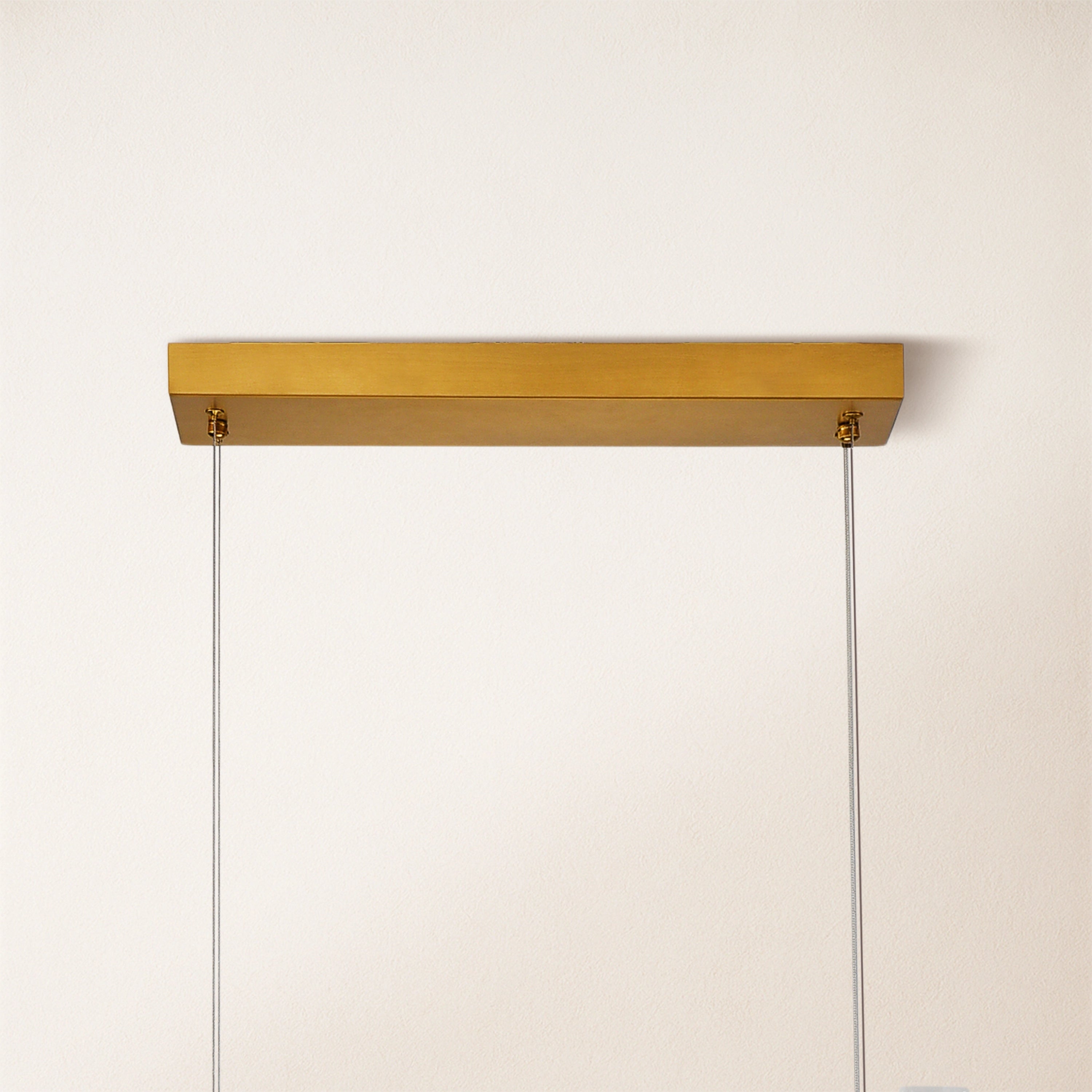 Nocturne Alabaster Rectangular Chandelier 48"#Finish_Gold