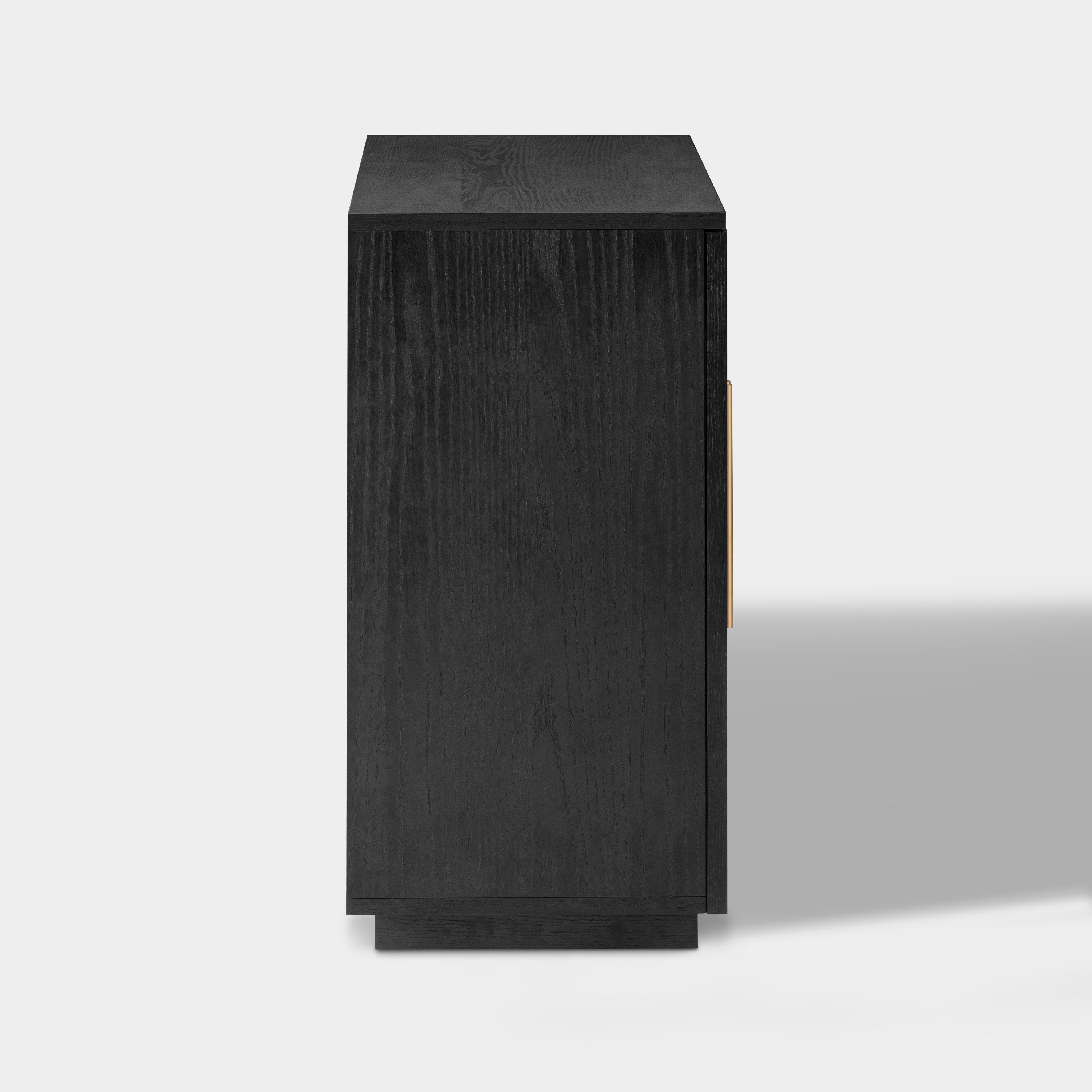 Holt 63″ Medienkonsole aus Eiche (2er-Set)