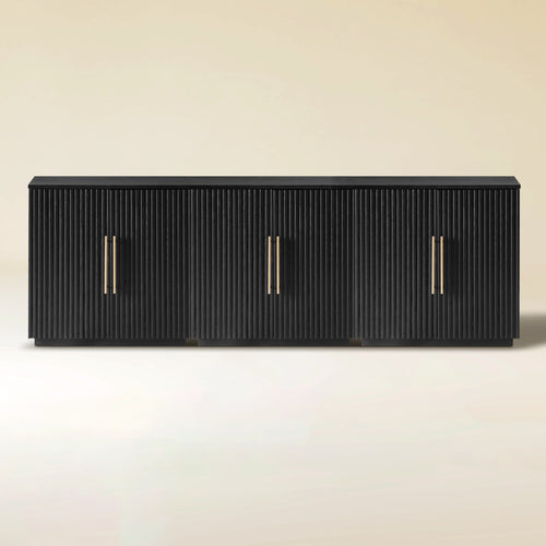 Holt 94,5″ Medienkonsole aus Eiche (3er-Set)