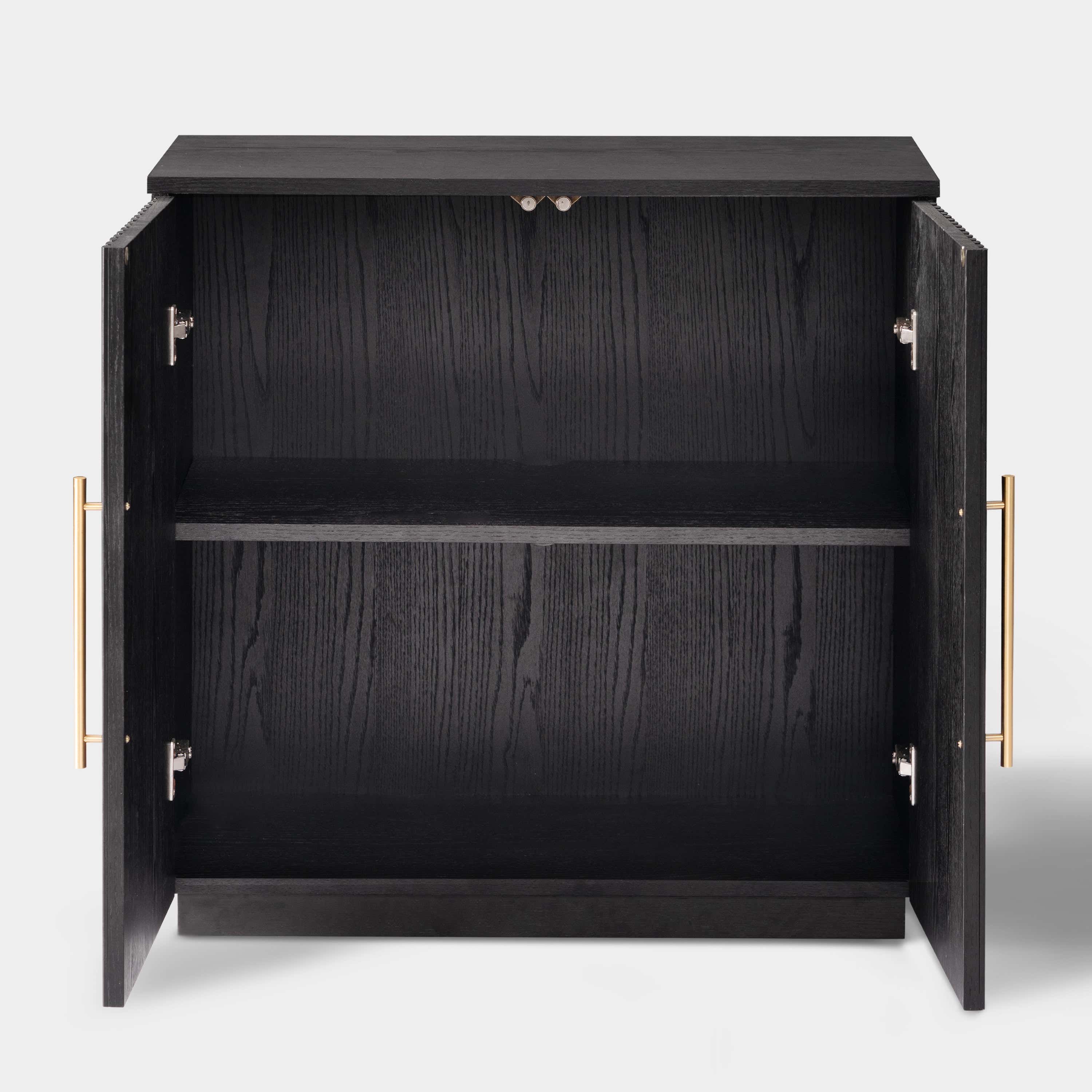 Holt 126″ Medienkonsole aus Eiche (4er-Set)