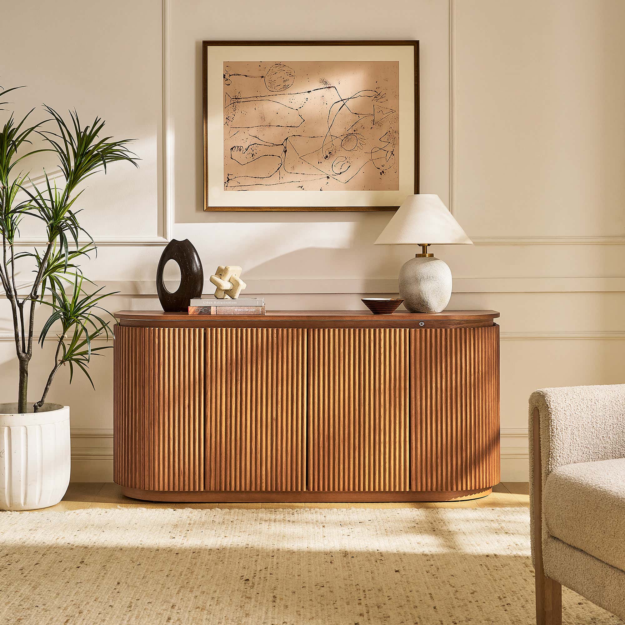 Ewan Sideboard aus Eiche, 160 cm
