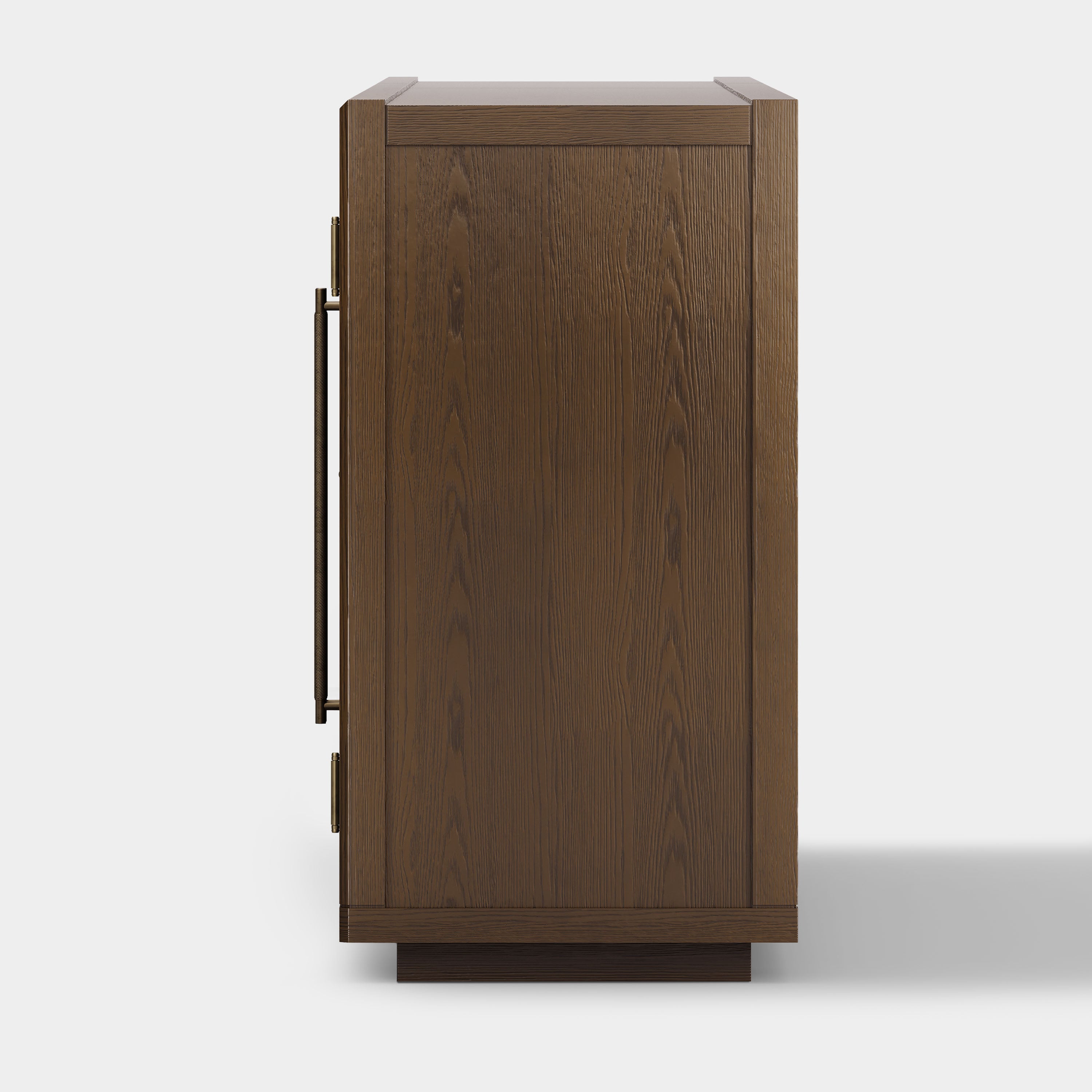 Alvar Arched 94,5″ Modulare Medienkonsole aus Eiche (3er-Set)